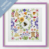 Bees and Blossoms Pre Printed Fabric Panel