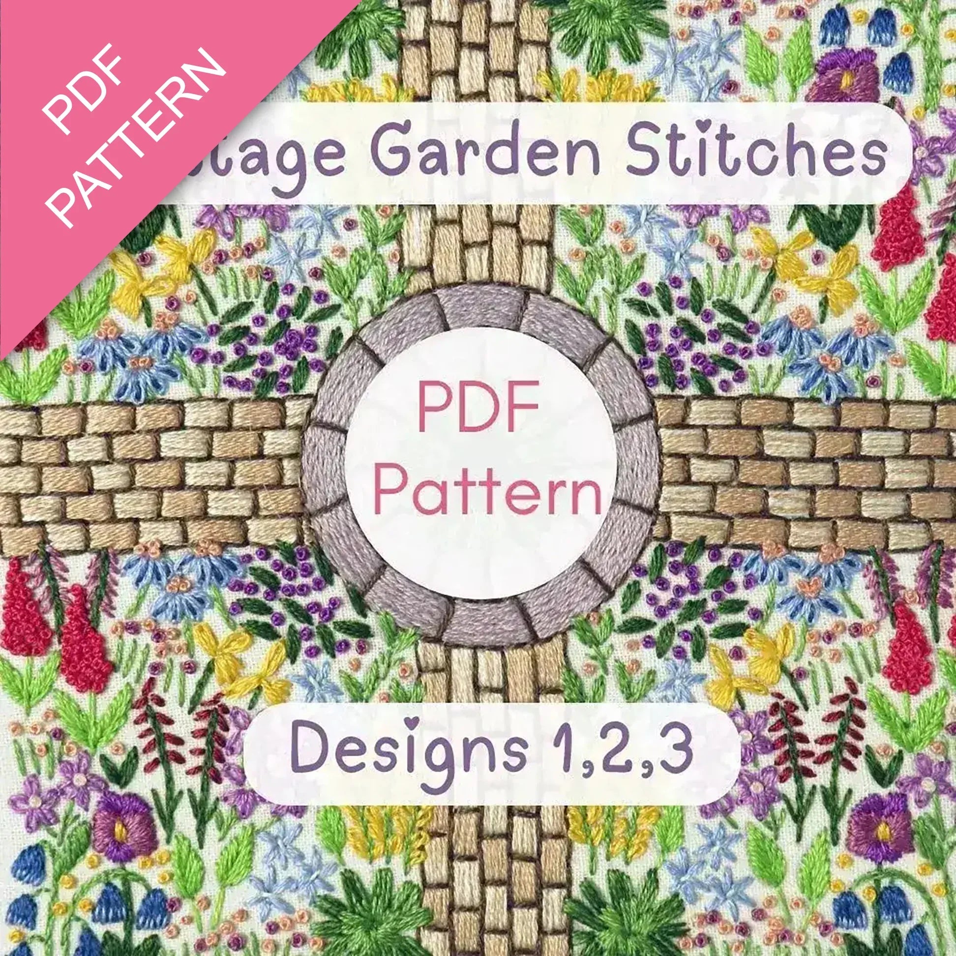 garden embroidery design pdf