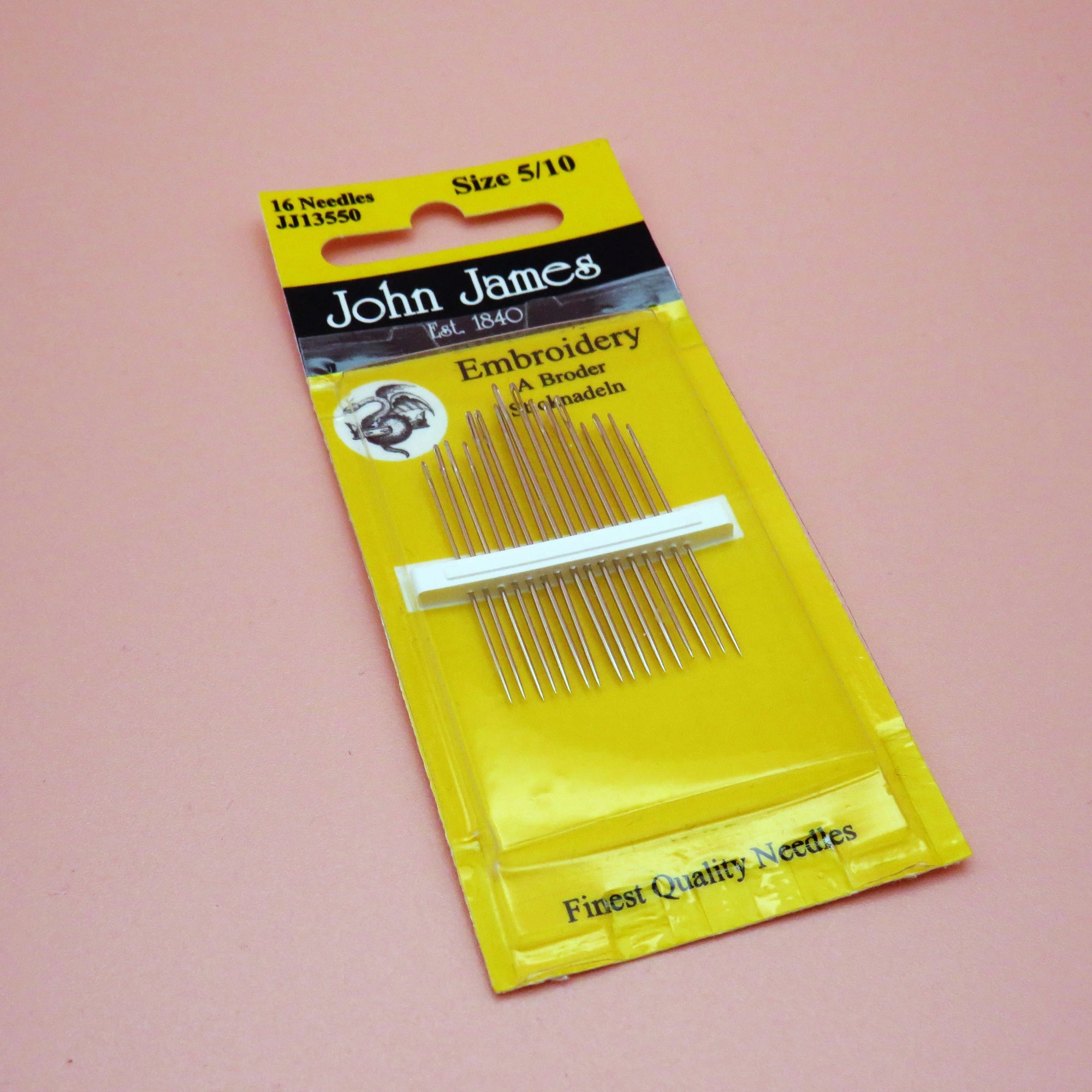 John James Embroidery Needles – Precision Tools for Detailed Needlework