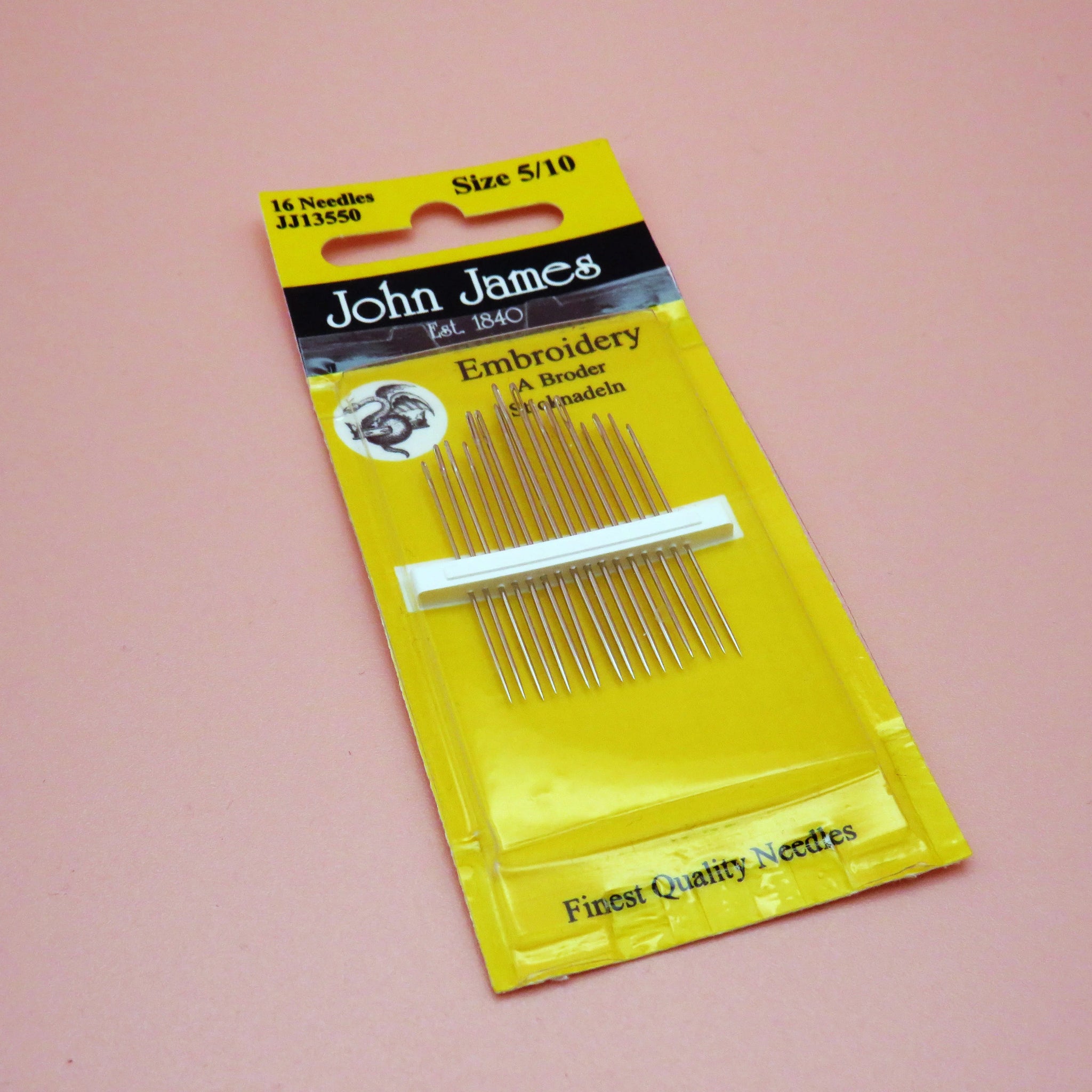 John James Embroidery Needles – Precision Tools for Detailed Needlework