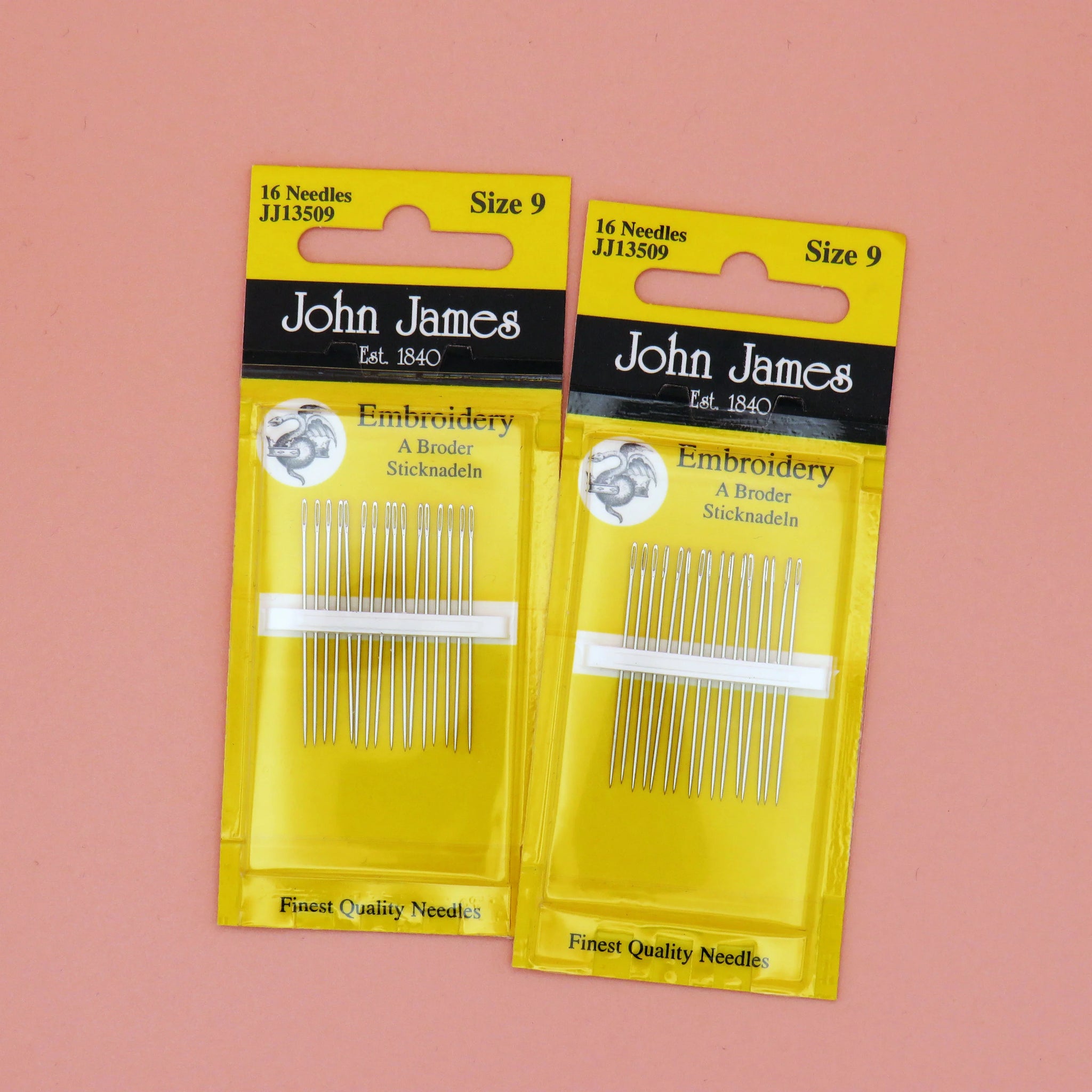 John James Embroidery Needles – Precision Tools for Detailed Needlework