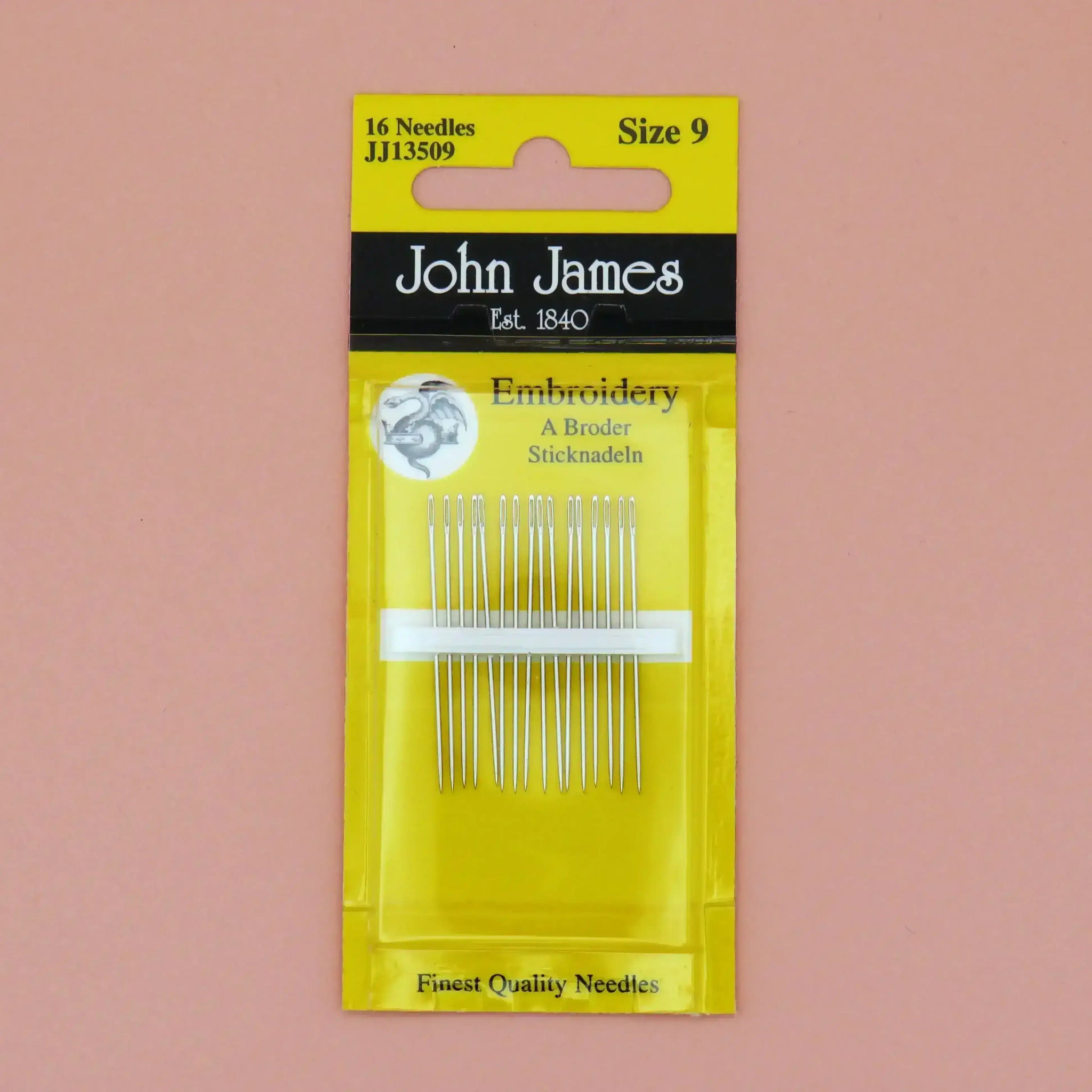 John James Embroidery Needles – Precision Tools for Detailed Needlework