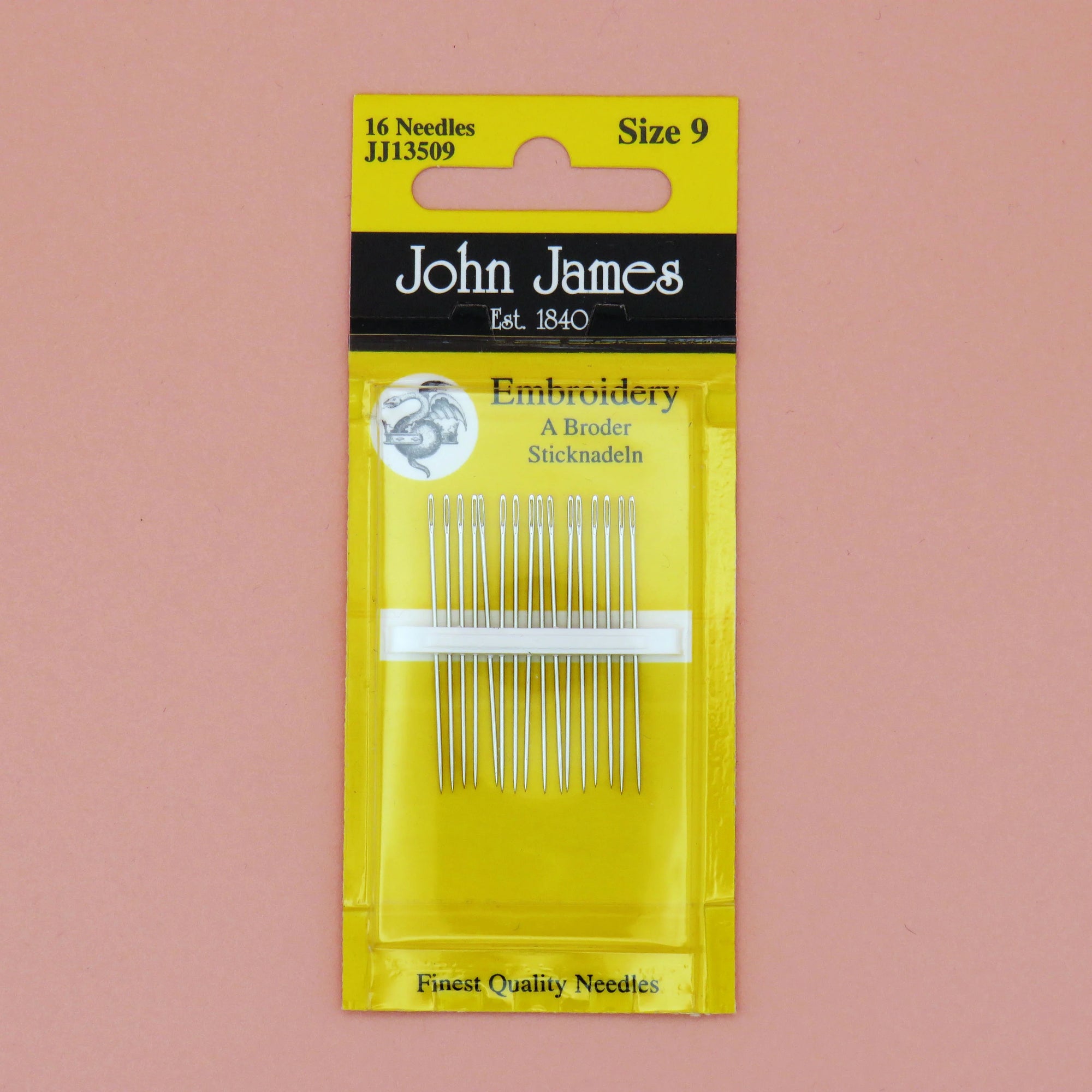 John James Embroidery Needles – Precision Tools for Detailed Needlework