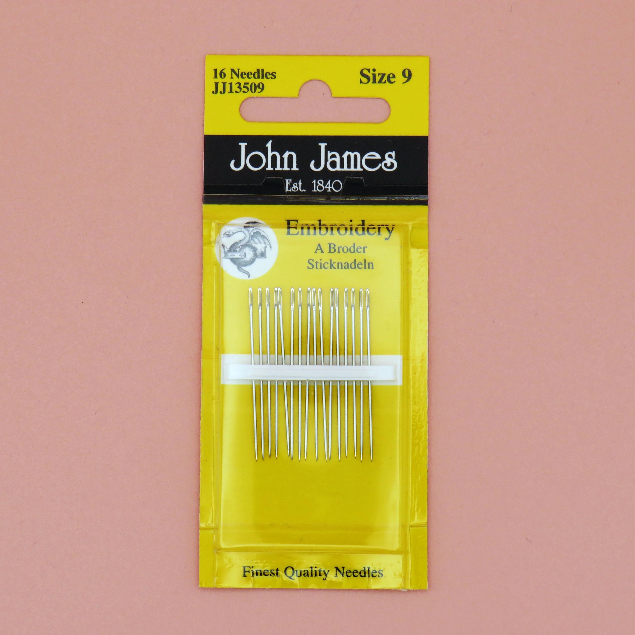 John James Embroidery Needles – Precision Tools for Detailed Needlework