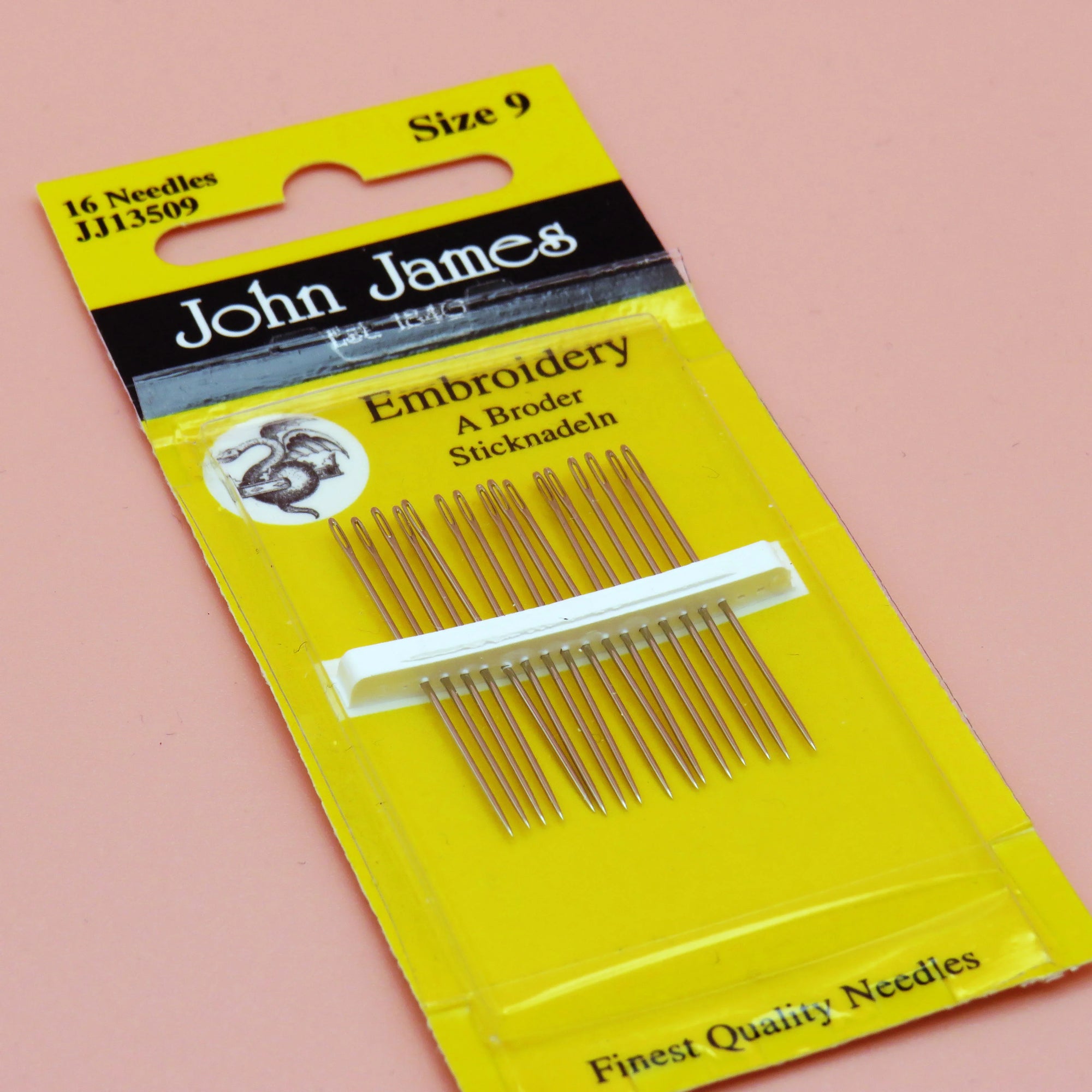John James Embroidery Needles – Precision Tools for Detailed Needlework