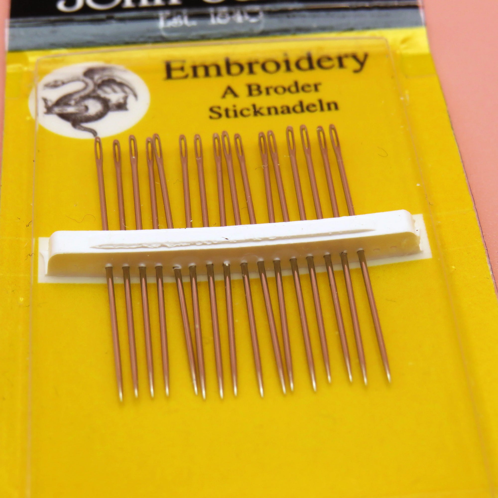 John James Embroidery Needles – Precision Tools for Detailed Needlework