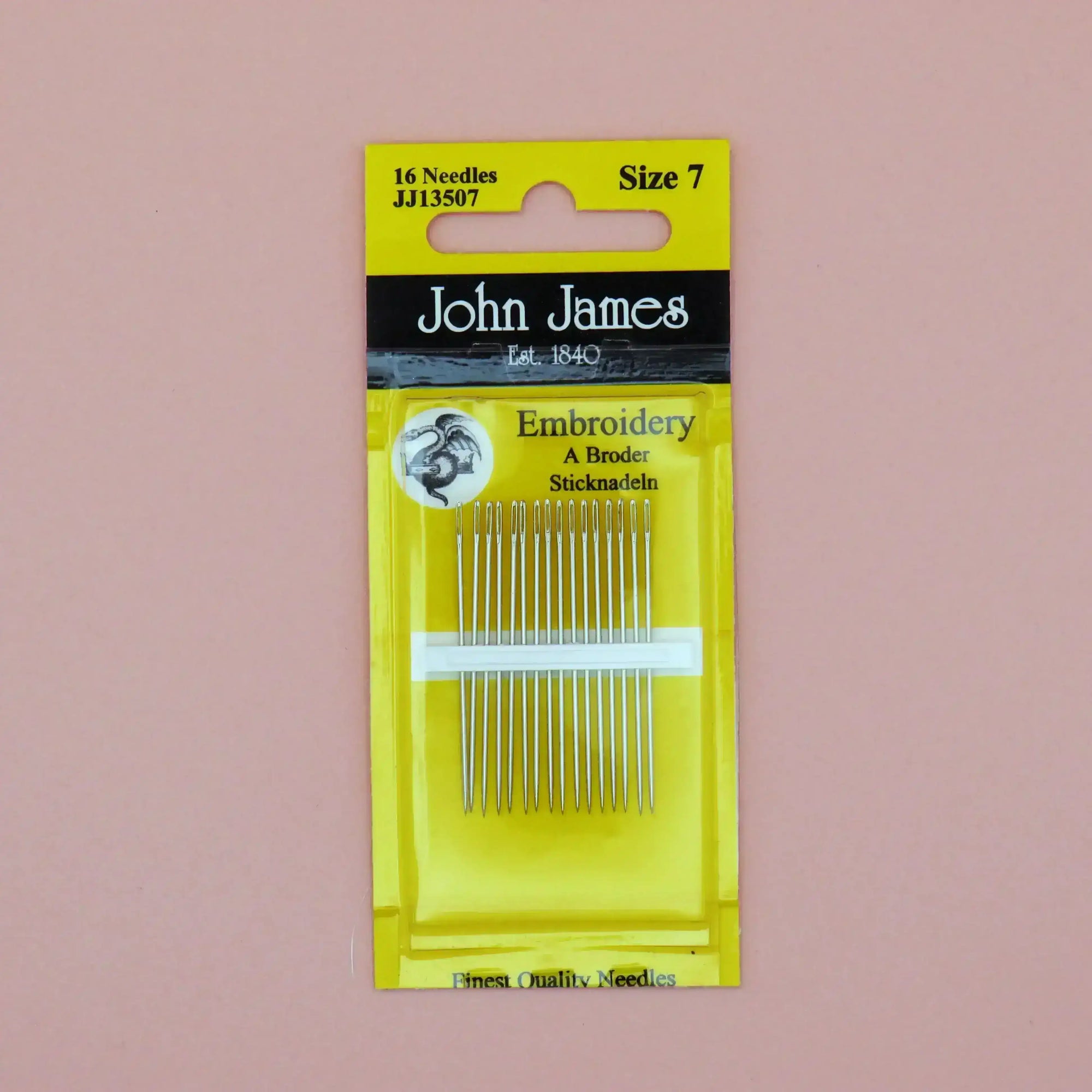 John James Embroidery Needles – Precision Tools for Detailed Needlework