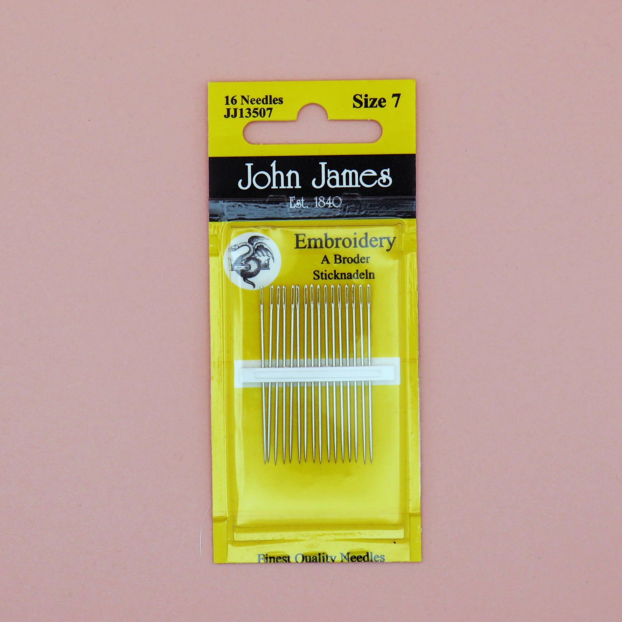 John James Embroidery Needles – Precision Tools for Detailed Needlework