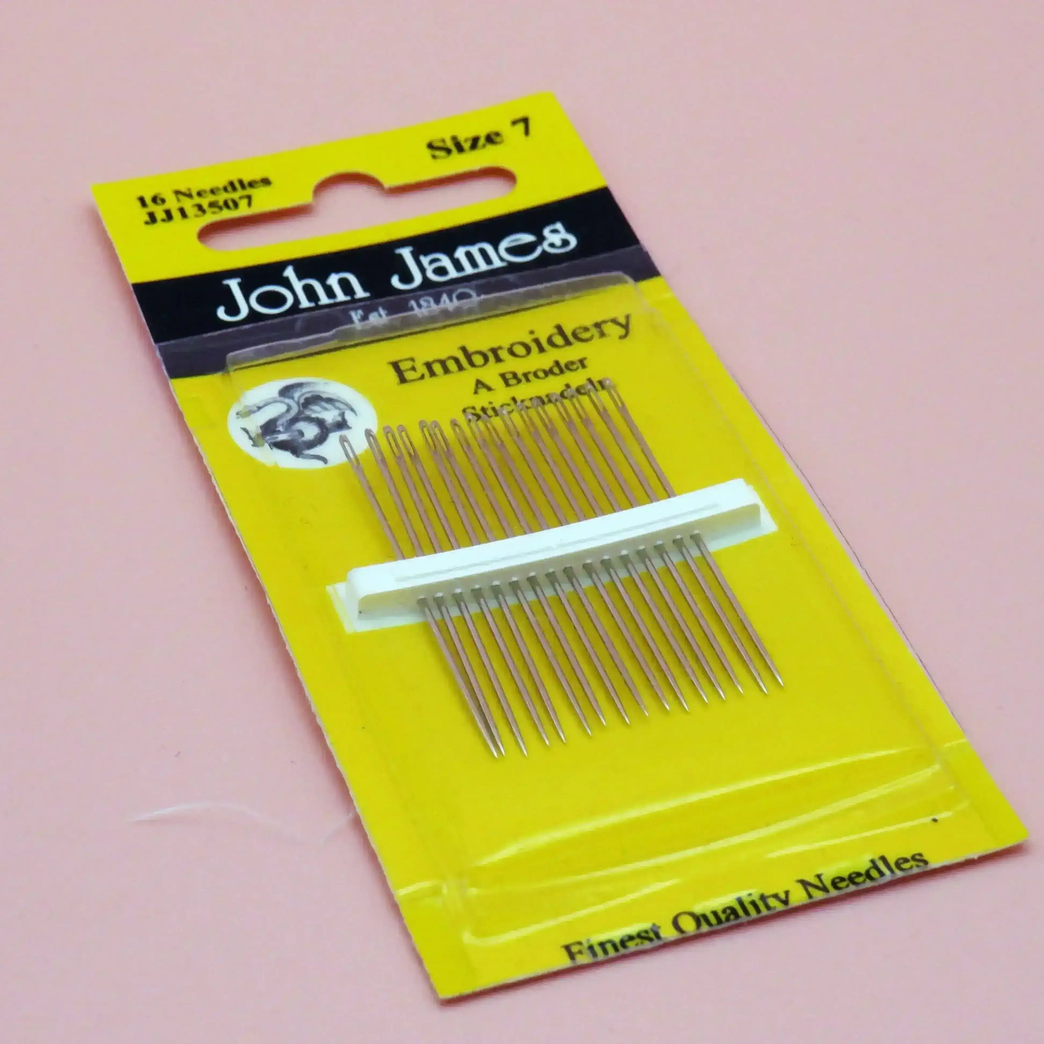John James Embroidery Needles – Precision Tools for Detailed Needlework