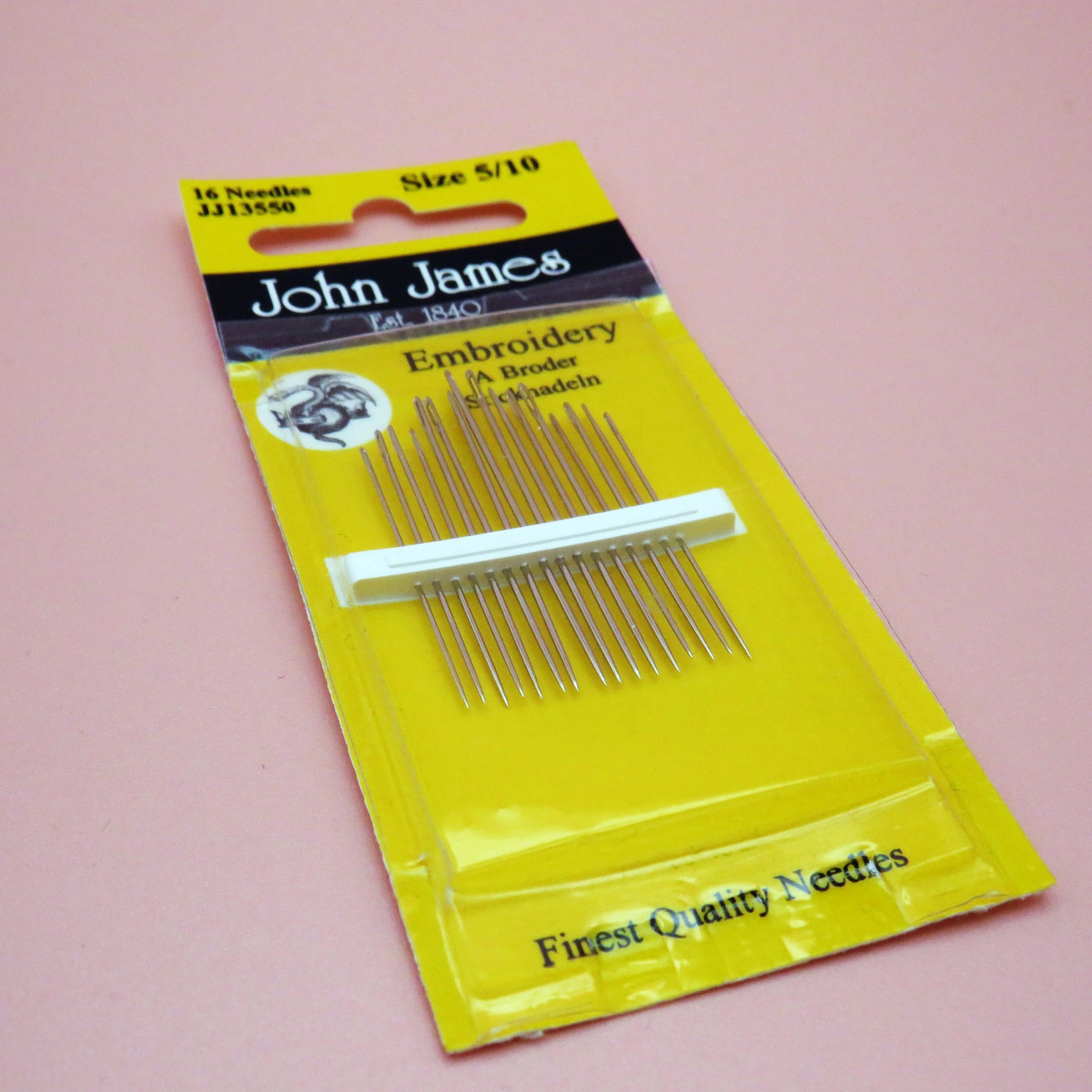 John James Embroidery Needles – Precision Tools for Detailed Needlework