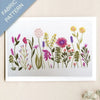 Floral pattern on fabric with 'Fabric Pattern' label
