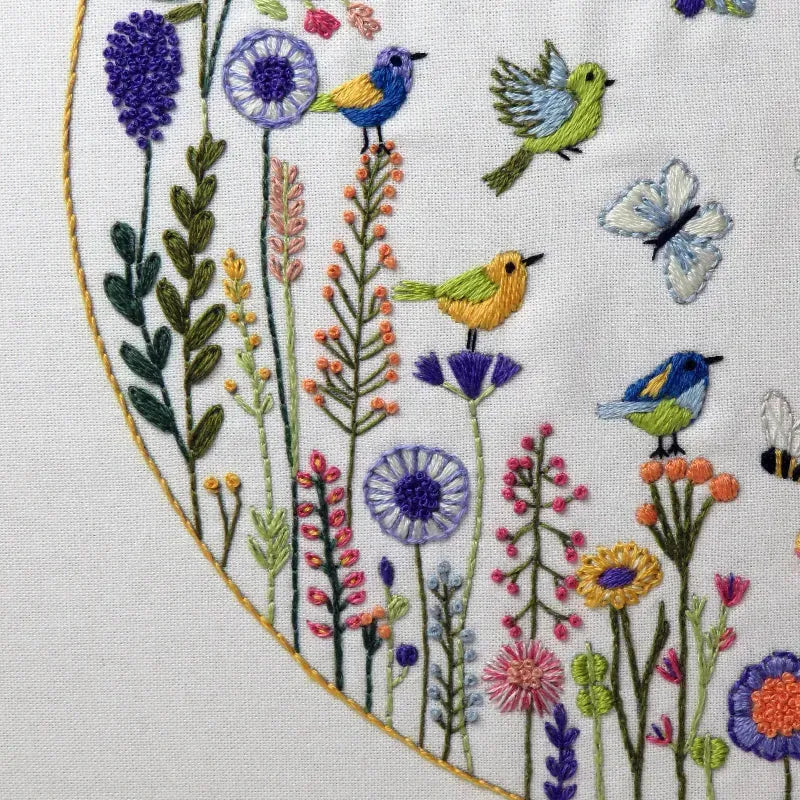 Pollinator Party Hand Embroidery Kit