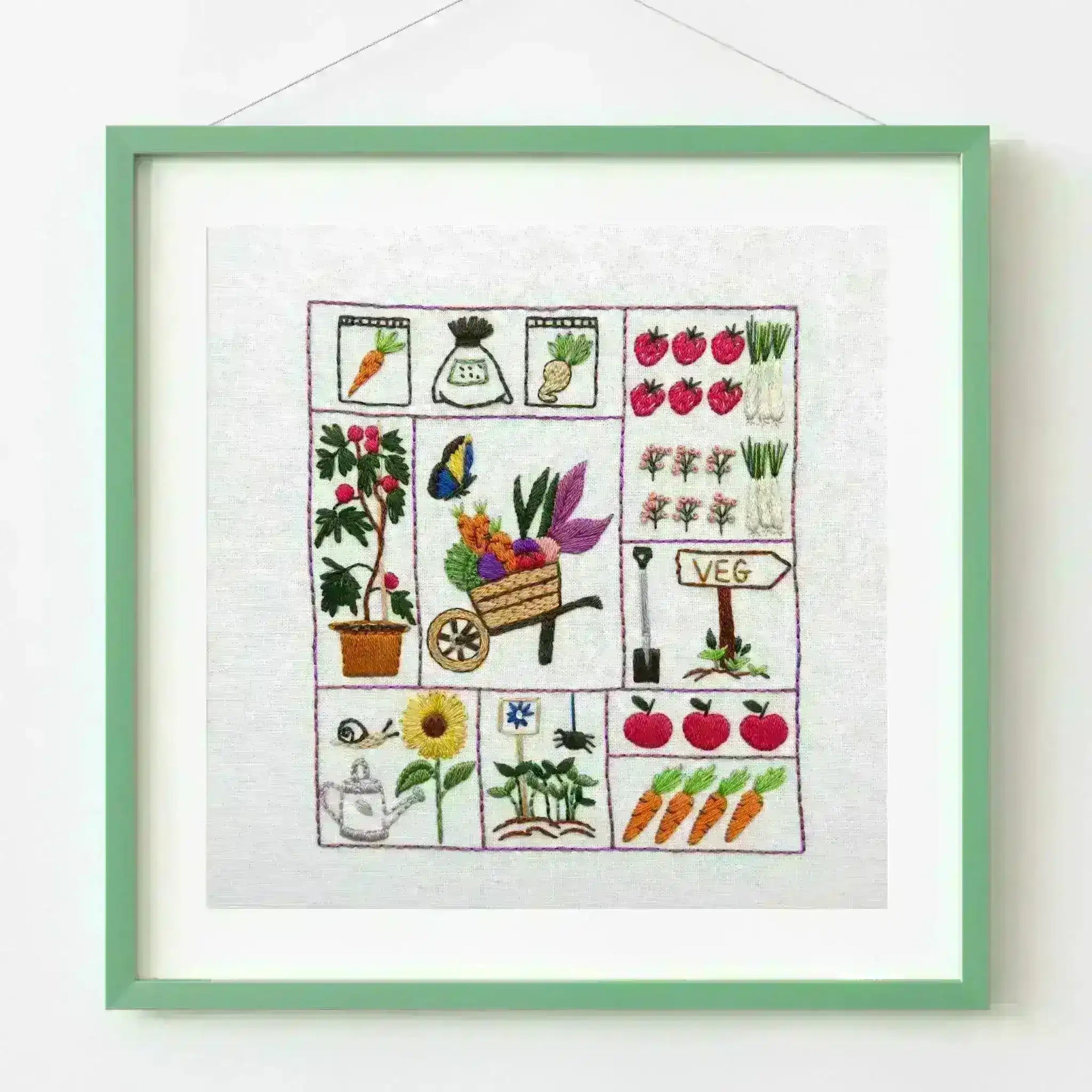 Cottage Garden Stitches Embroidery Fabric: Designs 10, 11 and 12
The 'Cottage Garden Stitches' is a series of 12 beautiful hand embroidery designs which are all based around the theme of a cottage garden. Each design is approx. 5 inches square or round.
