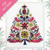 Colorful floral pattern on a white background with 'PDF Pattern' text.