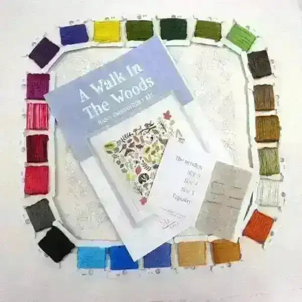 A Walk in the Woods Hand Embroidery Kit, Embroidery Kit, StitchDoodles, A Walk in the Woods - stitchdoodles, bird embroidery, creative, Embroidery, embroidery hoop, Embroidery Kit, embroidery pattern, hand embroidery, hand embroidery fabric, hand embroidery kit, hand embroidery seat frame, nurge embroidery hoop, nurge square hoops, pattern, patterns, Printed Pattern, StitchDoodles, stitched, stitching, wildlife embroidery, StitchDoodles, shop.stitchdoodles.com