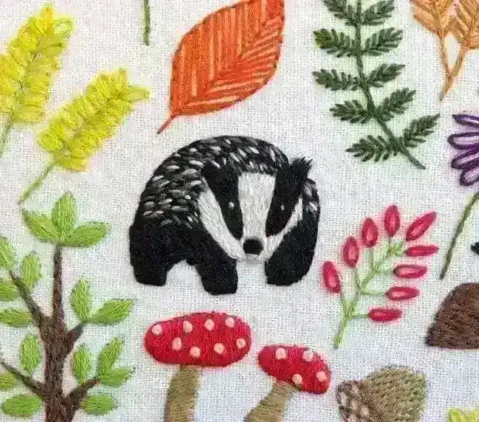 A Walk in the Woods Hand Embroidery Pattern, PDF Download, StitchDoodles, A Walk in the Woods - stitchdoodles, bird embroidery, creative, Edit alt text, Embroidery, embroidery hoop, embroidery pattern, hand embroidery, hand embroidery fabric, hand embroidery seat frame, nurge embroidery hoop, pattern, patterns, PDF pattern, Printed Pattern, stitched, stitching, wildlife embroidery, StitchDoodles, shop.stitchdoodles.com