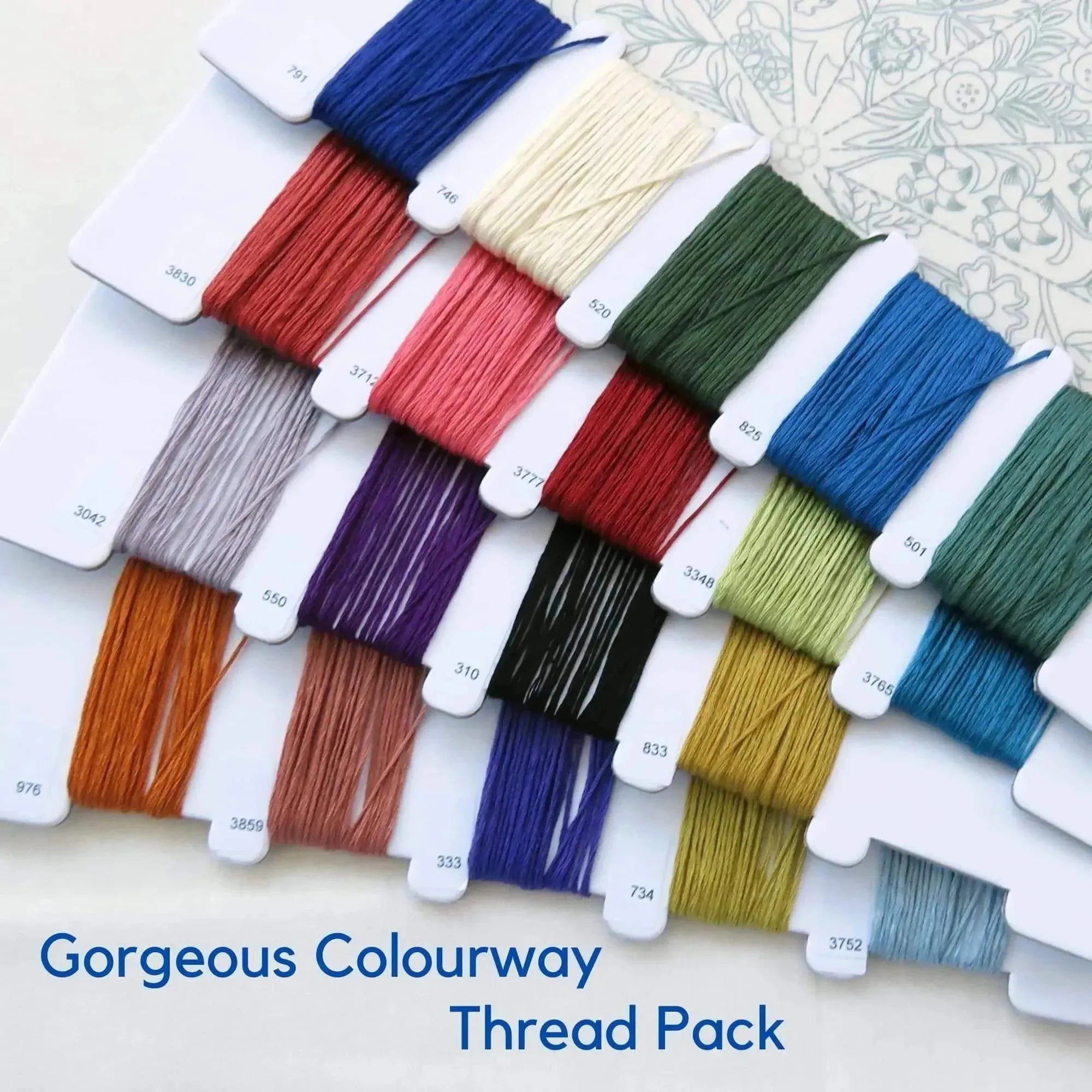 A Year Inspired by William Morris Hand Embroidery Kit , Embroidery Kit , StitchDoodles , embroidery hoop kit, Embroidery Kit, embroidery kit for adults, embroidery kit fro beginners, flower month pattern, hand embroidery, hand embroidery pattern, modern embroidery kits, Printed Pattern, william morris embroidery, year of flowes , StitchDoodles , shop.stitchdoodles.com