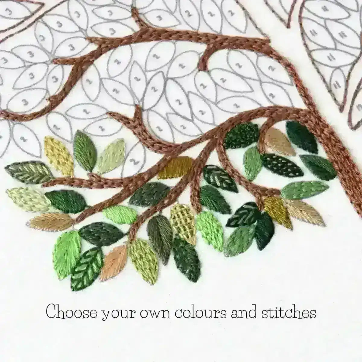 A Year of Tiny Leaves PDF Embroidery Template , PDF Download , StitchDoodles , embroidery hoop kit, Embroidery Kit, embroidery kit for adults, embroidery kit fro beginners, embroidery pattern, flower embroidery, hand embroidery, hand embroidery kit, hand embroidery pattern, modern embroidery kits, month embroidery, PDF pattern, year embroidery , StitchDoodles , shop.stitchdoodles.com