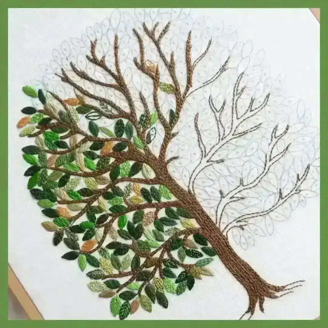 A Year of Tiny Leaves PDF Embroidery Template , PDF Download , StitchDoodles , embroidery hoop kit, Embroidery Kit, embroidery kit for adults, embroidery kit fro beginners, embroidery pattern, flower embroidery, hand embroidery, hand embroidery kit, hand embroidery pattern, modern embroidery kits, month embroidery, PDF pattern, year embroidery , StitchDoodles , shop.stitchdoodles.com