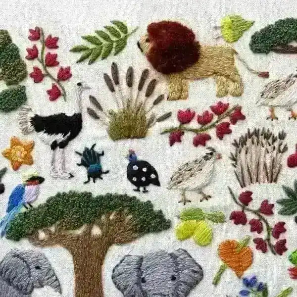 African Savanna Hand Embroidery PDF Pattern , PDF Download , StitchDoodles , africa, african embroidery, Embroidery, embroidery hoop, embroidery hoop kit, Embroidery Kit, embroidery kit for adults, embroidery kit fro beginners, embroidery pattern, hand embroidery, hand embroidery fabric, hand embroidery seat frame, modern embroidery kits, nurge embroidery hoop, PDF pattern, Printed Pattern , StitchDoodles , shop.stitchdoodles.com