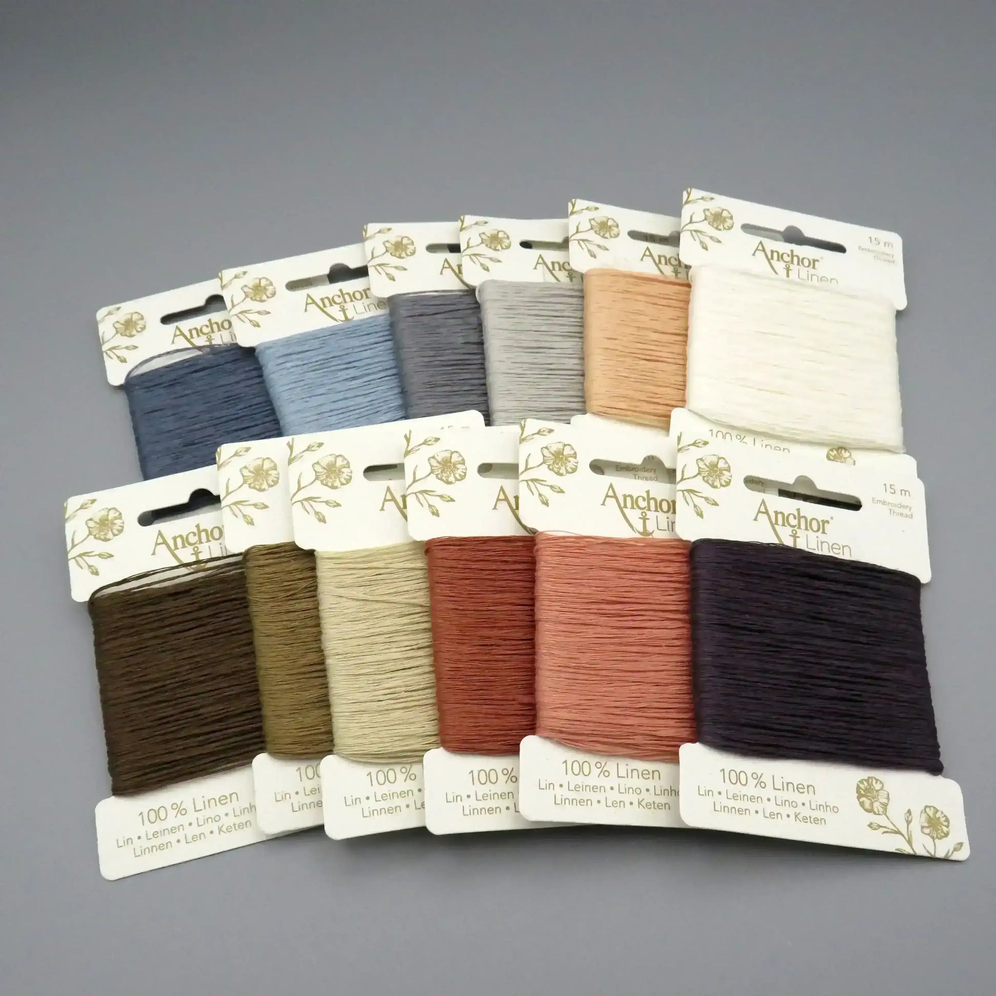 Anchor Linen Embroidery Thread Assortment , Embroidery Supplies , Anchor , embroidery thread, hand embroidery, needlework thread, new , StitchDoodles , shop.stitchdoodles.com