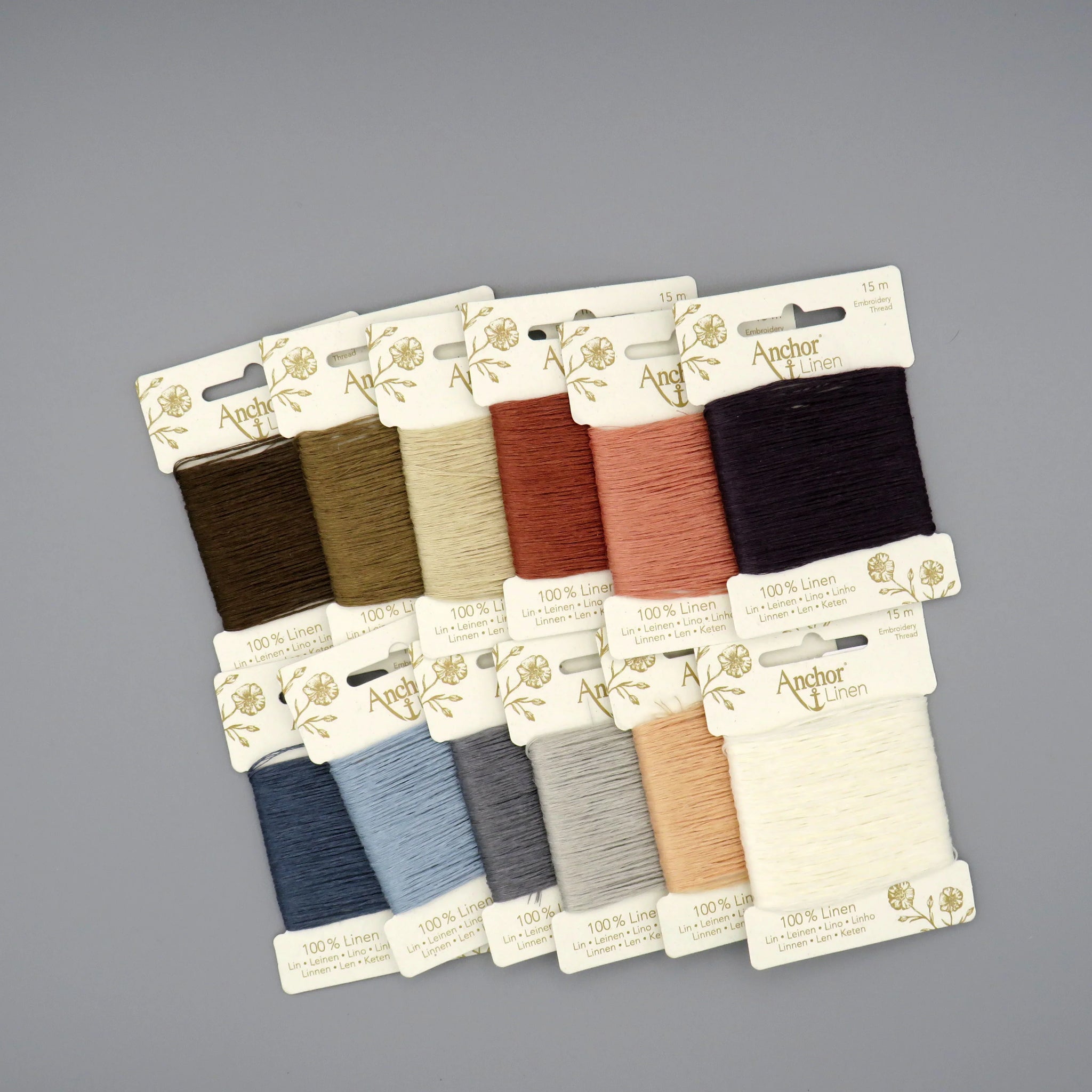 Anchor Linen Embroidery Thread Assortment , Embroidery Supplies , Anchor , embroidery thread, hand embroidery, needlework thread, new , StitchDoodles , shop.stitchdoodles.com