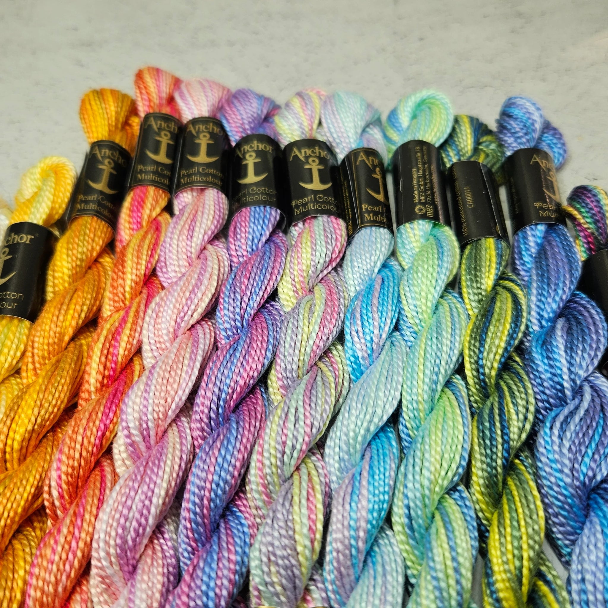 Anchor Pearl Cotton Multicolour Hand Embroidery Threads , Embroidery Supplies , Anchor , hand embroidery, hand embroidery needles, hand embroidery thread, needle thread, new, sewing thread , StitchDoodles , shop.stitchdoodles.com