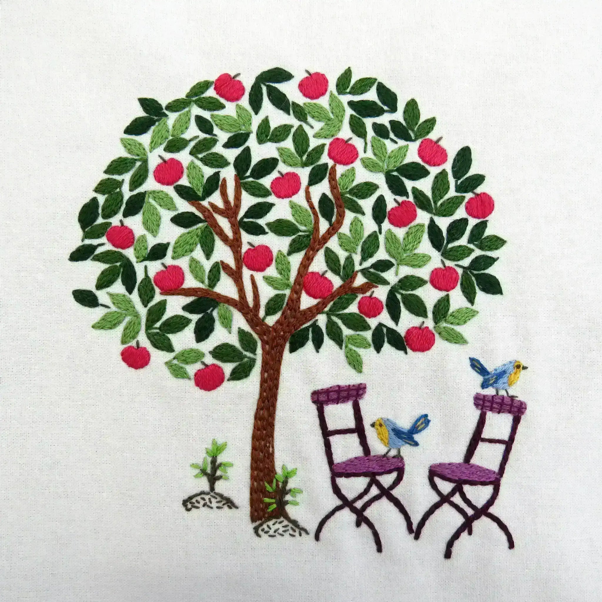 Cottage Garden Stitches Embroidery Designs 4/5/6 Printed Fabric
