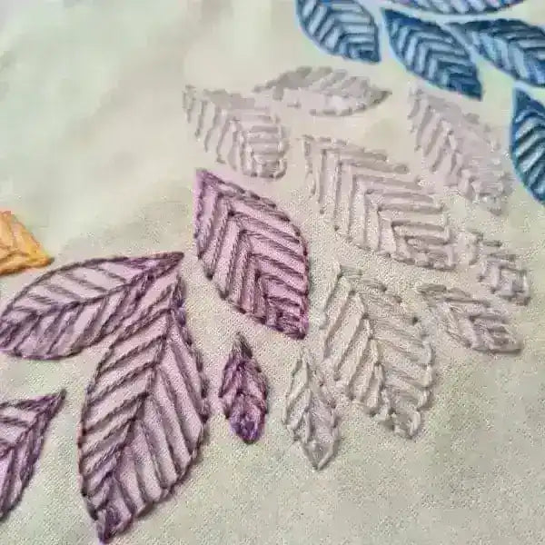 As the Leaves Turn, Pre Printed Embroidery Fabric Panel , Pre Printed Fabric Pattern , StitchDoodles , Embroidery, embroidery hoop, embroidery hoop kit, Embroidery Kit, embroidery kit for adults, embroidery kit fro beginners, embroidery pattern, hand embroidery, hand embroidery fabric, hand embroidery seat frame, modern embroidery kits, nurge embroidery hoop, PDF pattern, pre-printed fabric, Printed Pattern , StitchDoodles , shop.stitchdoodles.com