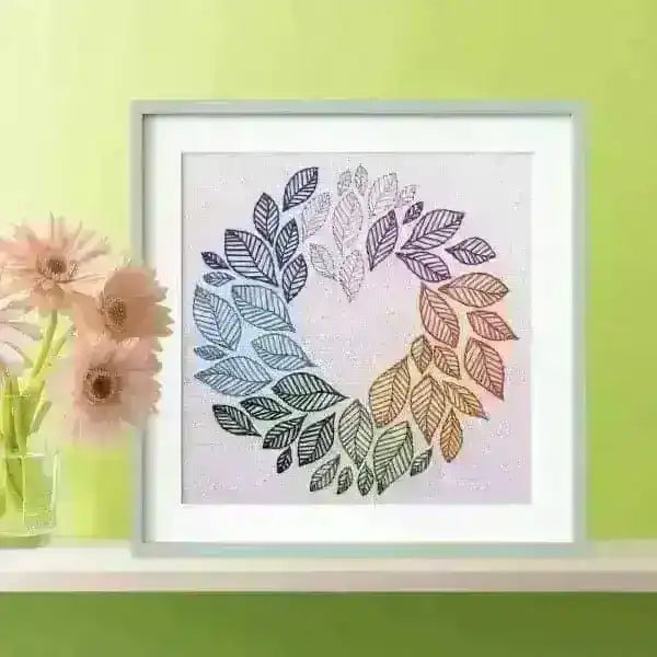 As the Leaves Turn, Pre Printed Embroidery Fabric Panel , Pre Printed Fabric Pattern , StitchDoodles , Embroidery, embroidery hoop, embroidery hoop kit, Embroidery Kit, embroidery kit for adults, embroidery kit fro beginners, embroidery pattern, hand embroidery, hand embroidery fabric, hand embroidery seat frame, modern embroidery kits, nurge embroidery hoop, PDF pattern, pre-printed fabric, Printed Pattern , StitchDoodles , shop.stitchdoodles.com
