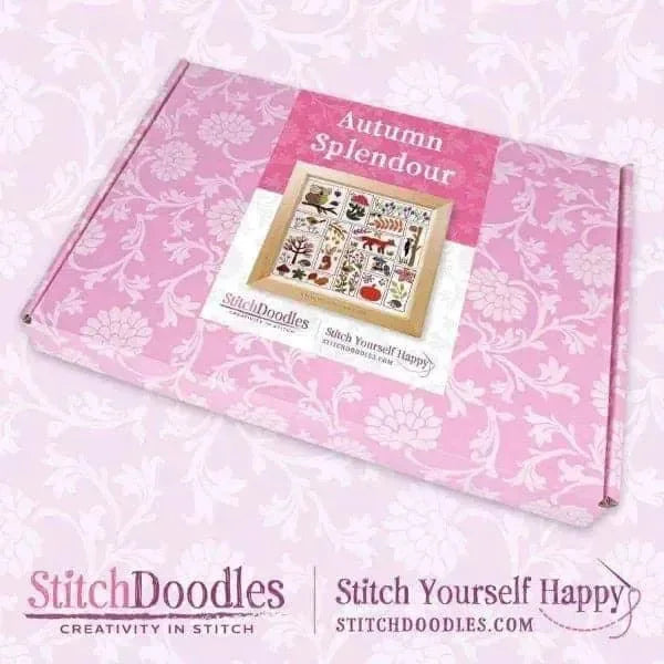 Autumn Splendour Hand Embroidery Kit , Embroidery Kit , StitchDoodles , Embroidery, embroidery hoop, embroidery hoop kit, Embroidery Kit, embroidery kit for adults, embroidery kit fro beginners, embroidery pattern, hand embroidery, hand embroidery fabric, hand embroidery frame, hand embroidery kit, hand embroidery pattern, hand embroidery seat frame, modern embroidery kits, nurge embroidery hoop, Printed Pattern, wildlife embroidery , StitchDoodles , shop.stitchdoodles.com