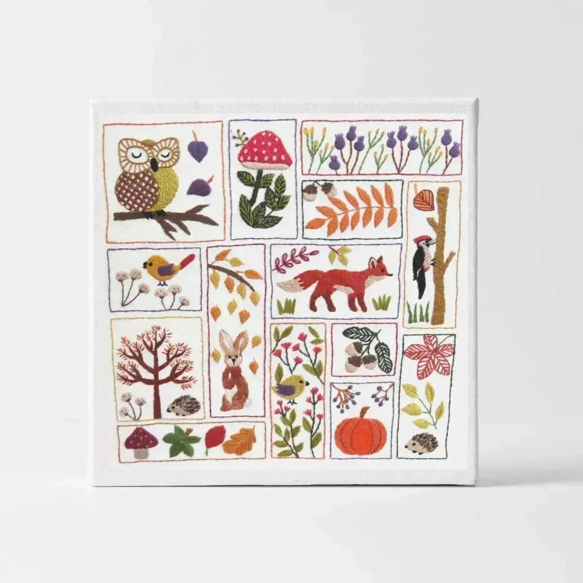 Autumn Splendour, Pre Printed Embroidery Fabric Pattern , Pre Printed Fabric Pattern , StitchDoodles , Embroidery, embroidery hoop, embroidery hoop kit, Embroidery Kit, embroidery kit for adults, embroidery kit fro beginners, embroidery pattern, hand embroidery fabric, hand embroidery seat frame, modern embroidery kits, nurge embroidery hoop, Printed Pattern, wildlife embroidery , StitchDoodles , shop.stitchdoodles.com