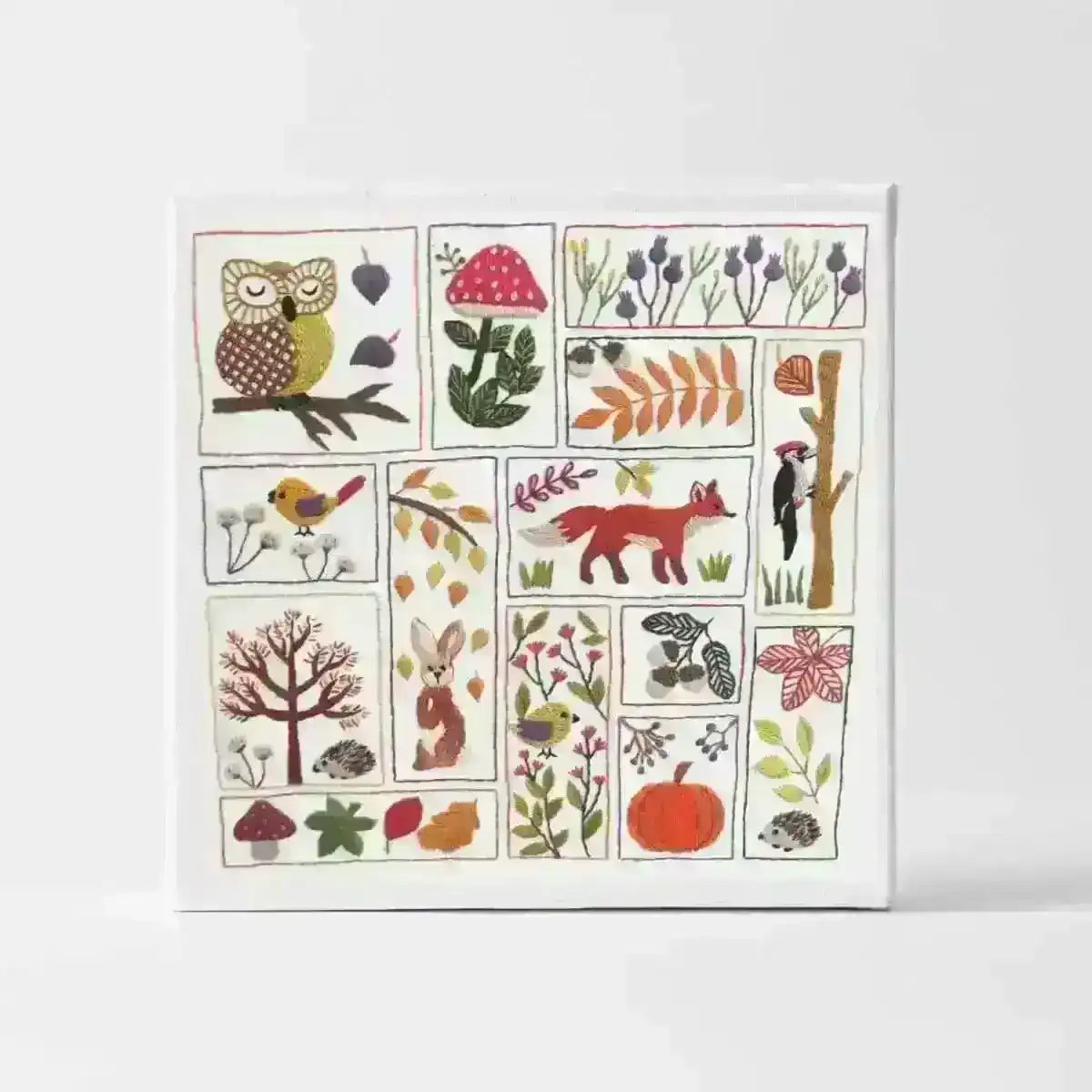 Autumn Splendour, Pre Printed Embroidery Fabric Pattern , Pre Printed Fabric Pattern , StitchDoodles , Embroidery, embroidery hoop, embroidery hoop kit, Embroidery Kit, embroidery kit for adults, embroidery kit fro beginners, embroidery pattern, hand embroidery fabric, hand embroidery seat frame, modern embroidery kits, nurge embroidery hoop, Printed Pattern, wildlife embroidery , StitchDoodles , shop.stitchdoodles.com