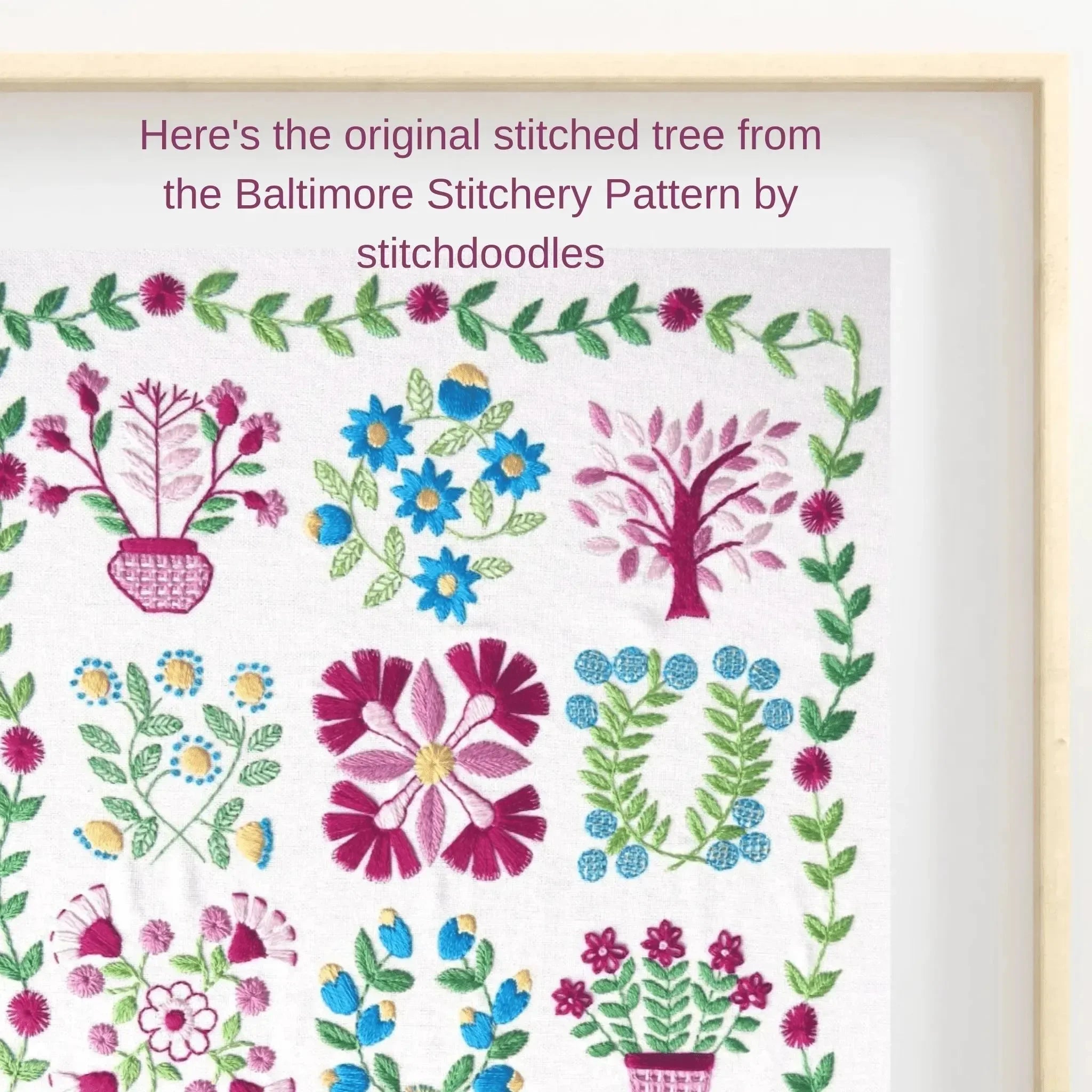 Beautiful Hard Enamel Needle Minder: Tree , Embroidery Supplies , StitchDoodles , embroidery hoop kit, Embroidery Kit, embroidery kit for adults, embroidery kit fro beginners, modern embroidery kits , StitchDoodles , shop.stitchdoodles.com