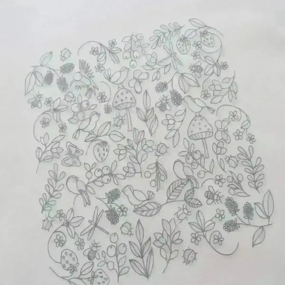 Birds, Bugs and Berries, Pre Printed Embroidery Fabric Panel PLUS PDF Pattern , Pre Printed Fabric Pattern , StitchDoodles , bird embroidery, Embroidery, embroidery hoop, embroidery hoop kit, Embroidery Kit, embroidery kit for adults, embroidery kit fro beginners, embroidery pattern, hand embroidery, hand embroidery fabric, hand embroidery kit, hand embroidery seat frame, modern embroidery kits, nurge embroidery hoop, PDF pattern, Printed Pattern, wildlife embroidery , StitchDoodles , shop.stitchdoodles.com