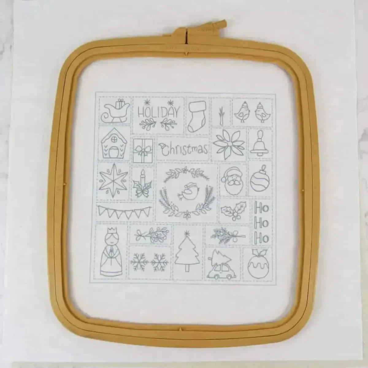 Christmas Advent Calendar Hand Embroidery Kit , Embroidery Kit , StitchDoodles , advent, christmas, christmas advent, christmas gift, embroidery hoop kit, Embroidery Kit, embroidery kit for adults, embroidery kit fro beginners, embroidery kits for adults, embroidery kits for beginners, hand embroidery, hand embroidery kit, modern embroidery kits , StitchDoodles , shop.stitchdoodles.com
