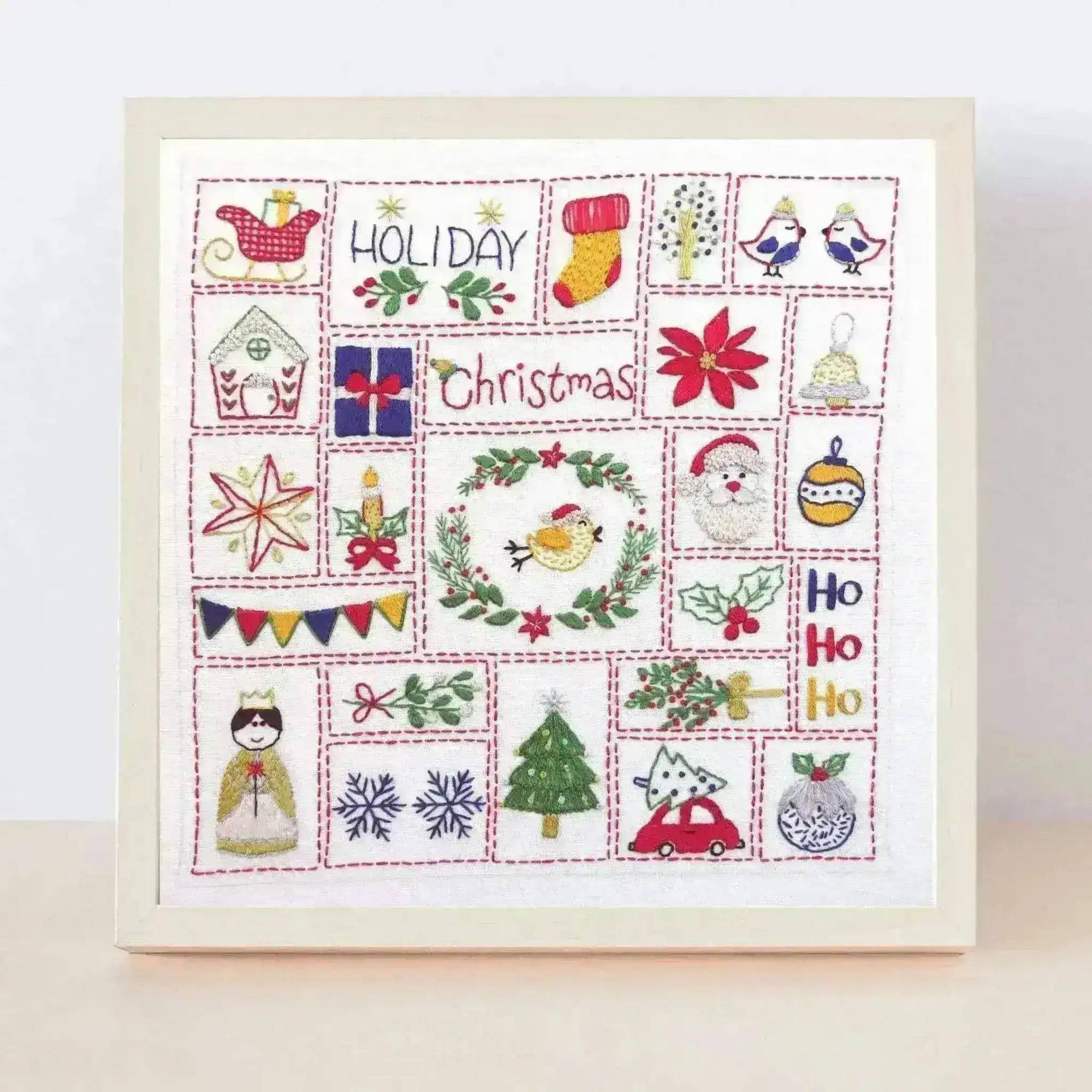 Christmas Advent Calendar Hand Embroidery Pattern , PDF Download , StitchDoodles , christmas, embroidery hoop kit, Embroidery Kit, embroidery kit for adults, embroidery kit fro beginners, embroidery kits for adults, embroidery kits for beginners, modern embroidery kits, pdf , StitchDoodles , shop.stitchdoodles.com