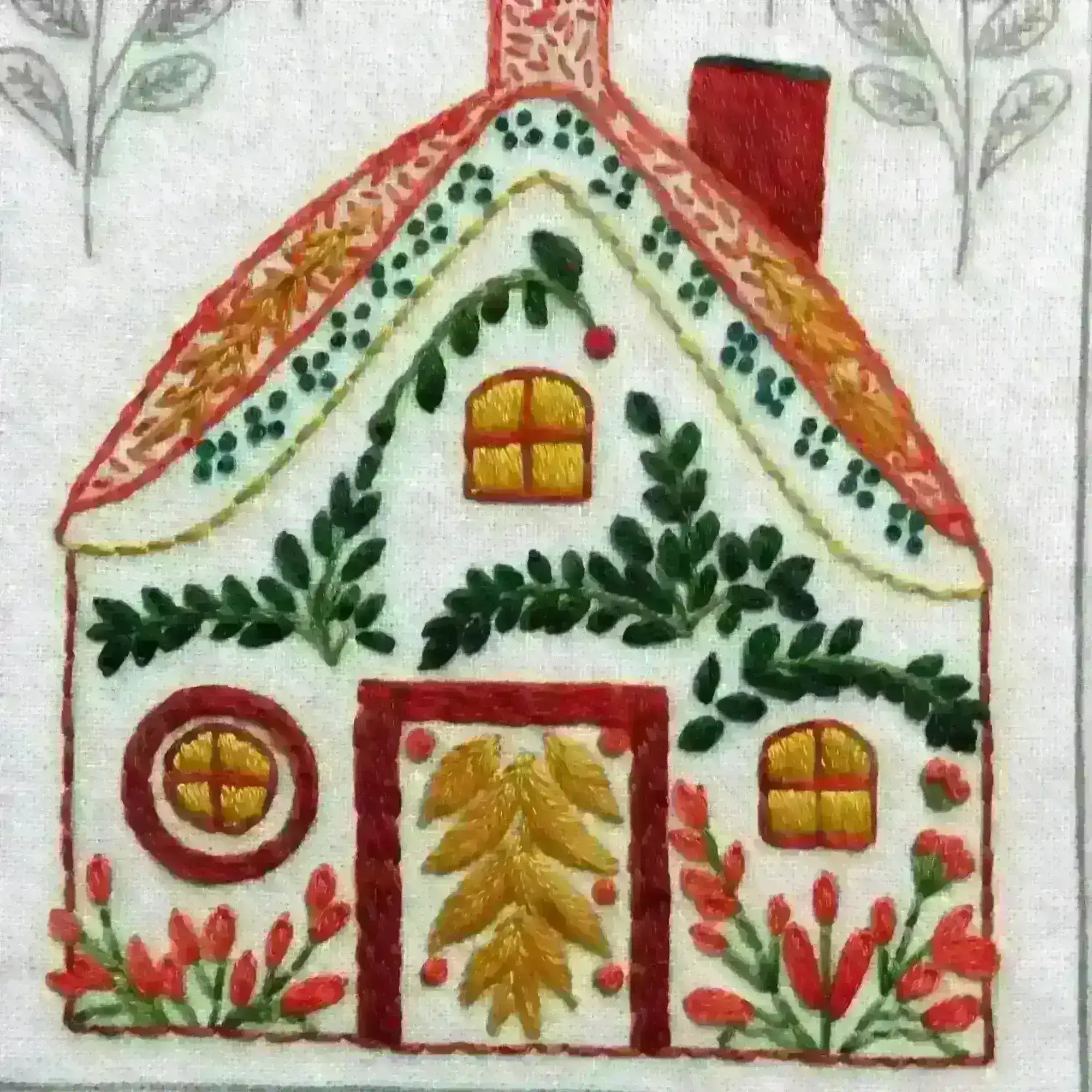 Christmas Folk Embroidery Kit , Hand Embroidery Kit , Thinkific , christmas, christmas advent, Christmas Embroidery, christmas gift, Course, hand embroidery, hand embroidery hoop, hand embroidery kit, hand embroidery pattern, subscriptions, Thinkific , StitchDoodles , shop.stitchdoodles.com