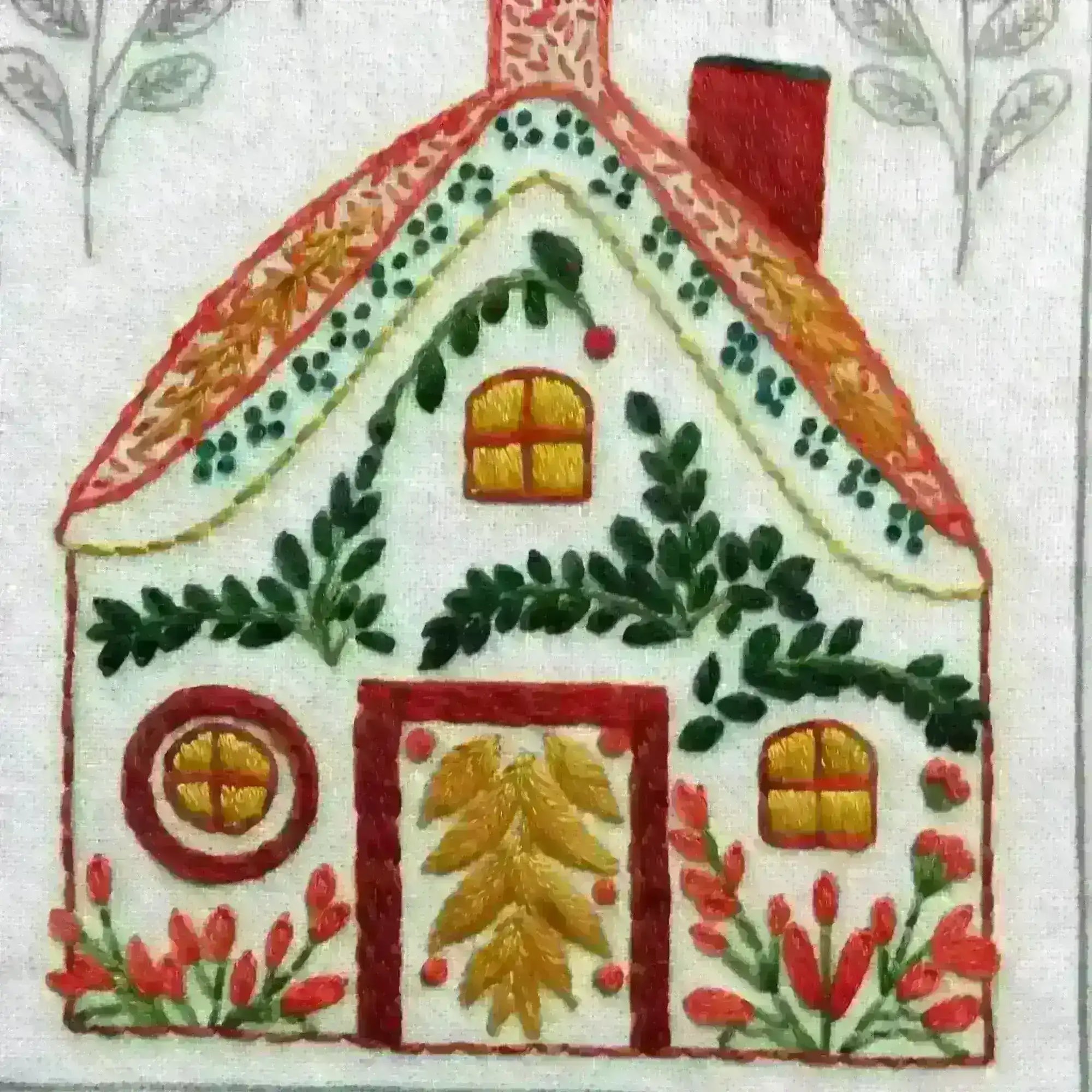 Christmas Folk Embroidery Kit , Hand Embroidery Kit , Thinkific , christmas, christmas advent, Christmas Embroidery, christmas gift, Course, hand embroidery, hand embroidery hoop, hand embroidery kit, hand embroidery pattern, subscriptions, Thinkific , StitchDoodles , shop.stitchdoodles.com
