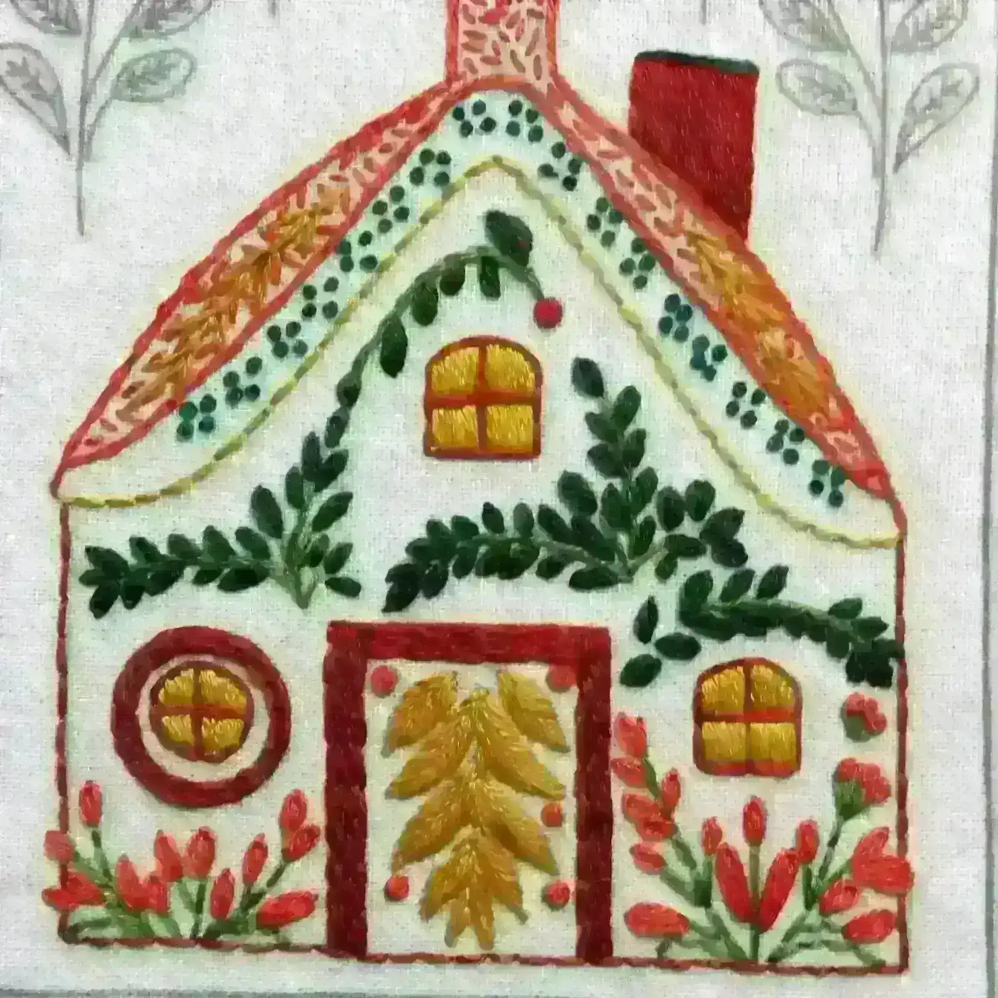 Christmas Folk Embroidery Kit , Hand Embroidery Kit , Thinkific , christmas, christmas advent, Christmas Embroidery, christmas gift, Course, hand embroidery, hand embroidery hoop, hand embroidery kit, hand embroidery pattern, subscriptions, Thinkific , StitchDoodles , shop.stitchdoodles.com