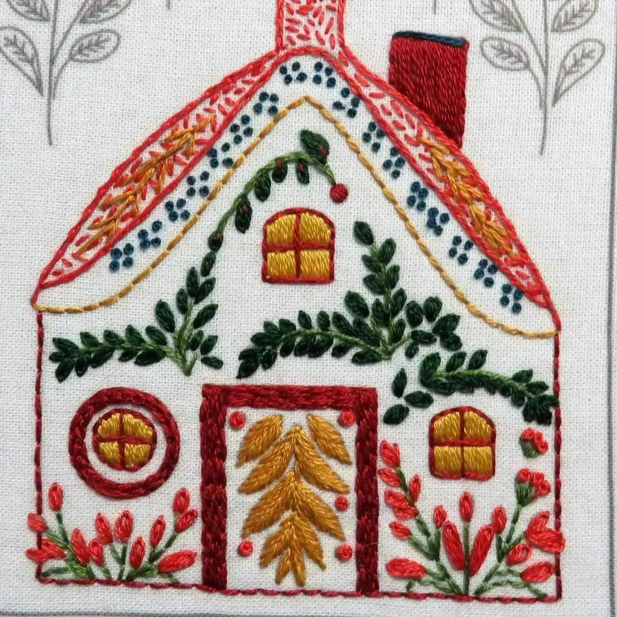 Christmas Folk Embroidery Kit , Hand Embroidery Kit , Thinkific , christmas, christmas advent, Christmas Embroidery, christmas gift, Course, hand embroidery, hand embroidery hoop, hand embroidery kit, hand embroidery pattern, subscriptions, Thinkific , StitchDoodles , shop.stitchdoodles.com