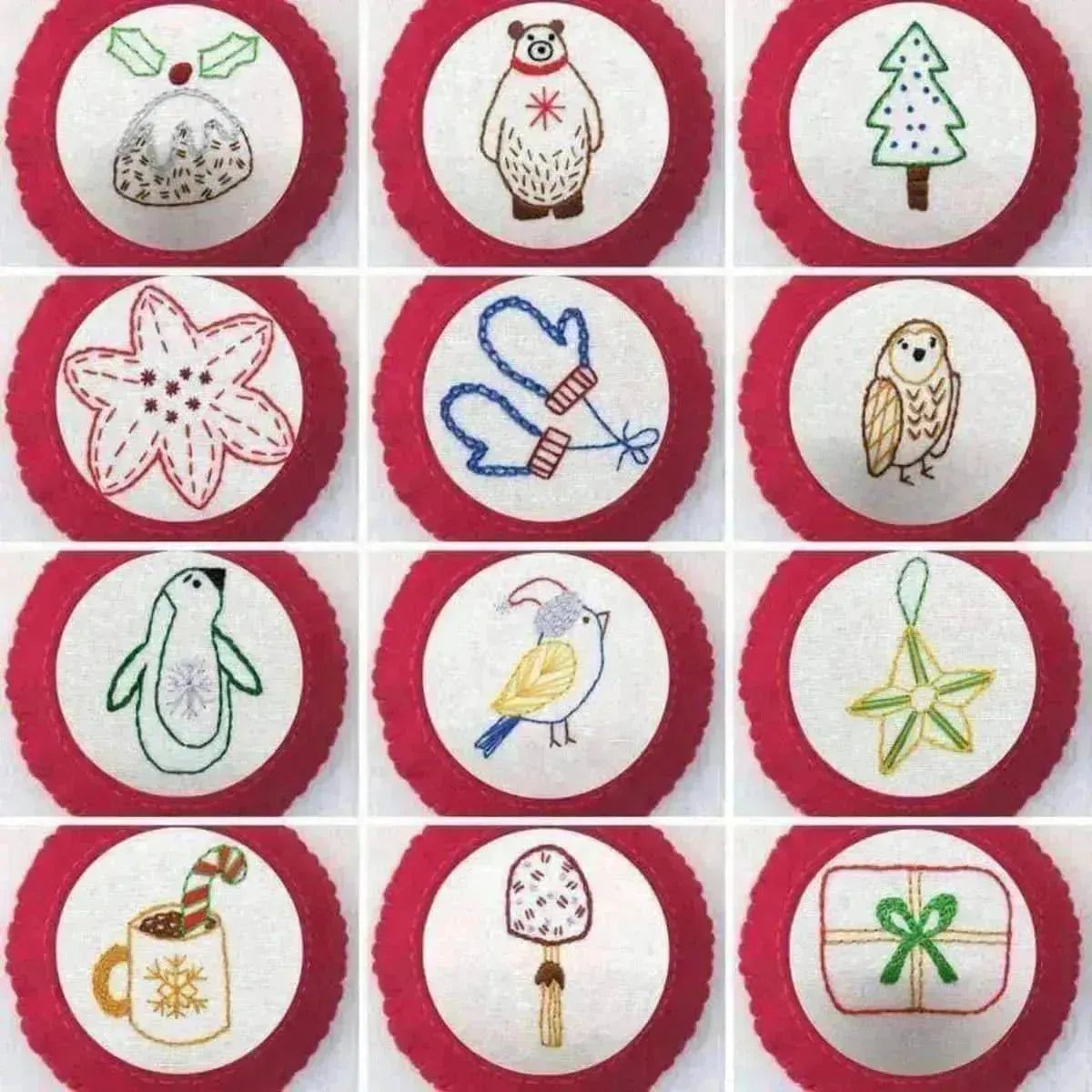 Christmas Hand Embroidery decorations , PDF Download , StitchDoodles , christmas, Embroidery, embroidery hoop, embroidery hoop kit, Embroidery Kit, embroidery kit for adults, embroidery kit fro beginners, embroidery kits for adults, embroidery kits for beginners, embroidery pattern, hand embroidery fabric, hand embroidery seat frame, modern embroidery kits, nurge embroidery hoop, Printed Pattern , StitchDoodles , shop.stitchdoodles.com