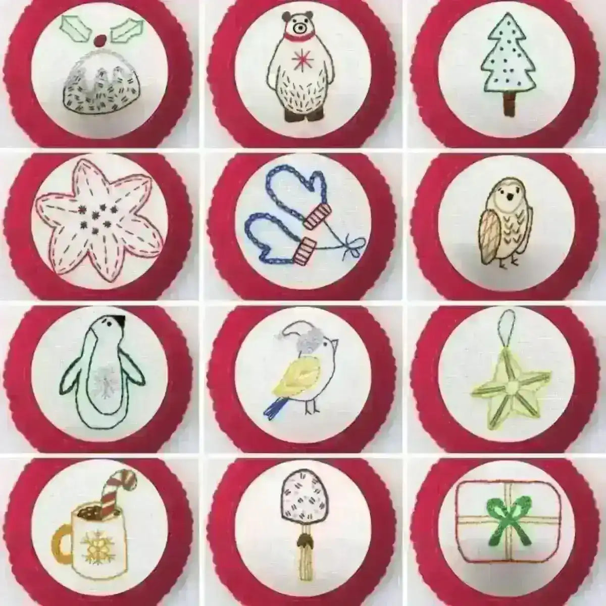 Christmas Hand Embroidery decorations , PDF Download , StitchDoodles , christmas, Embroidery, embroidery hoop, embroidery hoop kit, Embroidery Kit, embroidery kit for adults, embroidery kit fro beginners, embroidery kits for adults, embroidery kits for beginners, embroidery pattern, hand embroidery fabric, hand embroidery seat frame, modern embroidery kits, nurge embroidery hoop, Printed Pattern , StitchDoodles , shop.stitchdoodles.com