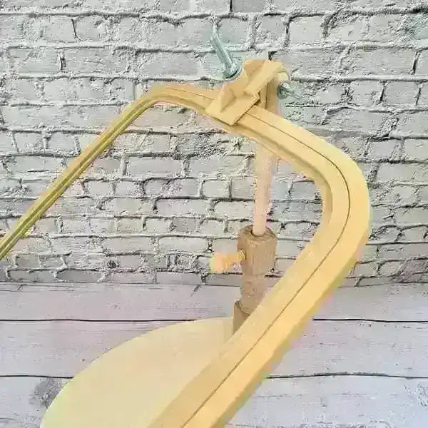 Elbesee Embroidery Seat Stand, high quality wood effect base with polished wood attachments, hand embroidery hoop frame , Hoop , Elbesee , , StitchDoodles , shop.stitchdoodles.com