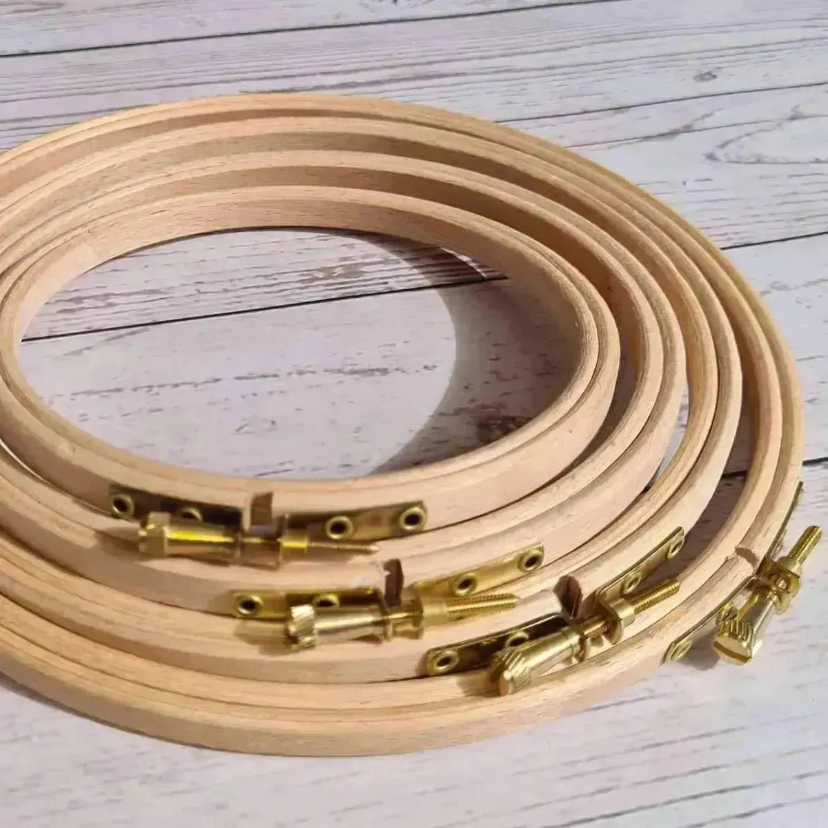 Elbesee Wooden Embroidery Hoops - various sizes available , Embroidery Supplies , Elbesee , Elbesee Embroidery Hoop, Embroidery, embroidery hoop, embroidery hoop kit, embroidery kits for adults, embroidery kits for beginners, embroidery pattern, hand embroidery, hand embroidery fabric, hand embroidery hoop, hand embroidery seat frame, modern embroidery kits, nurge embroidery hoop, Printed Pattern, unique embroidery kits , StitchDoodles , shop.stitchdoodles.com
