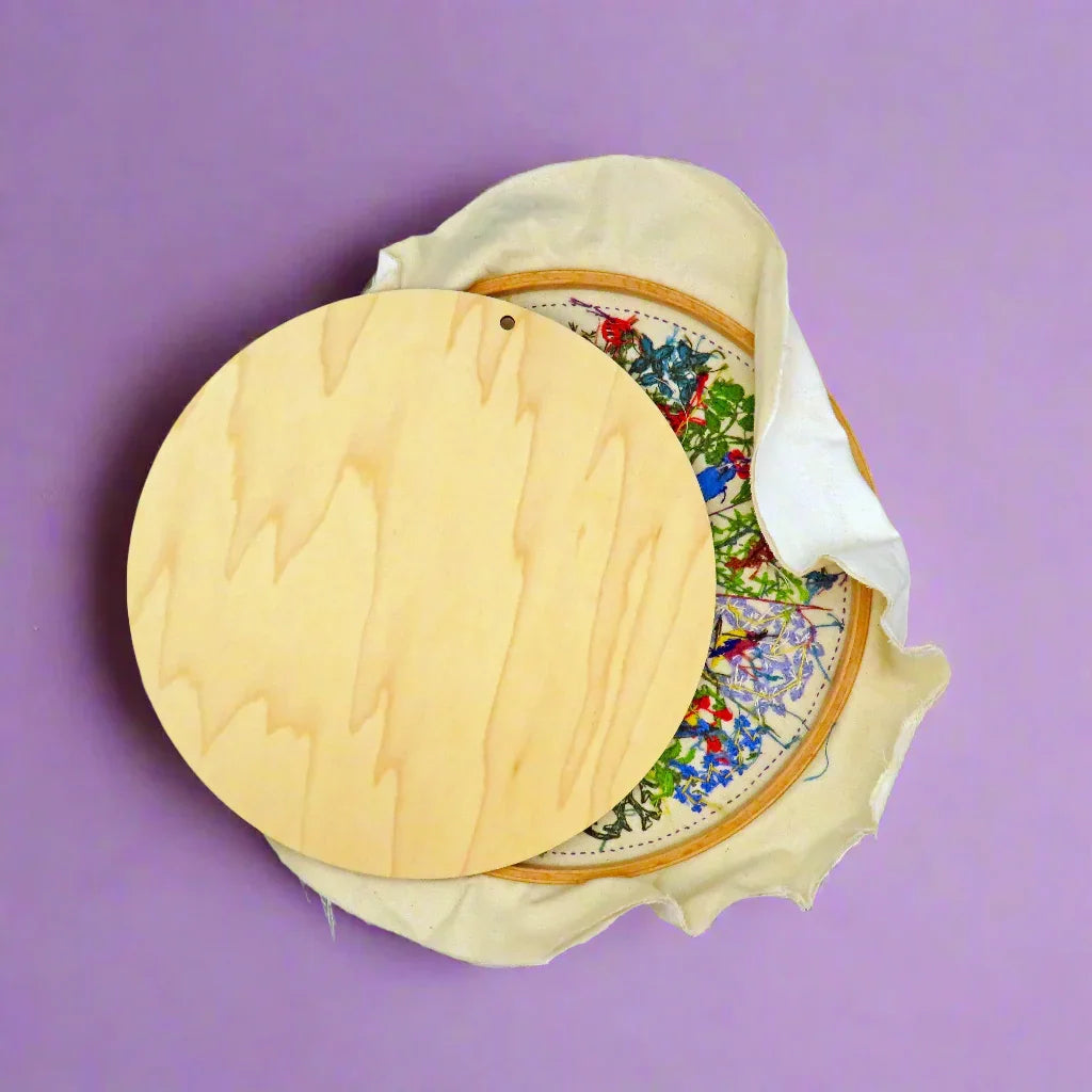 Embroidery Hoop Back Discs – The Perfect Finish for Your Embroidery. Tired of messy hoop backs? , Embroidery Supplies , stitchdoodles , embroidery hoop, Embroidery Supplies, new, nurge embroidery hoop , StitchDoodles , shop.stitchdoodles.com