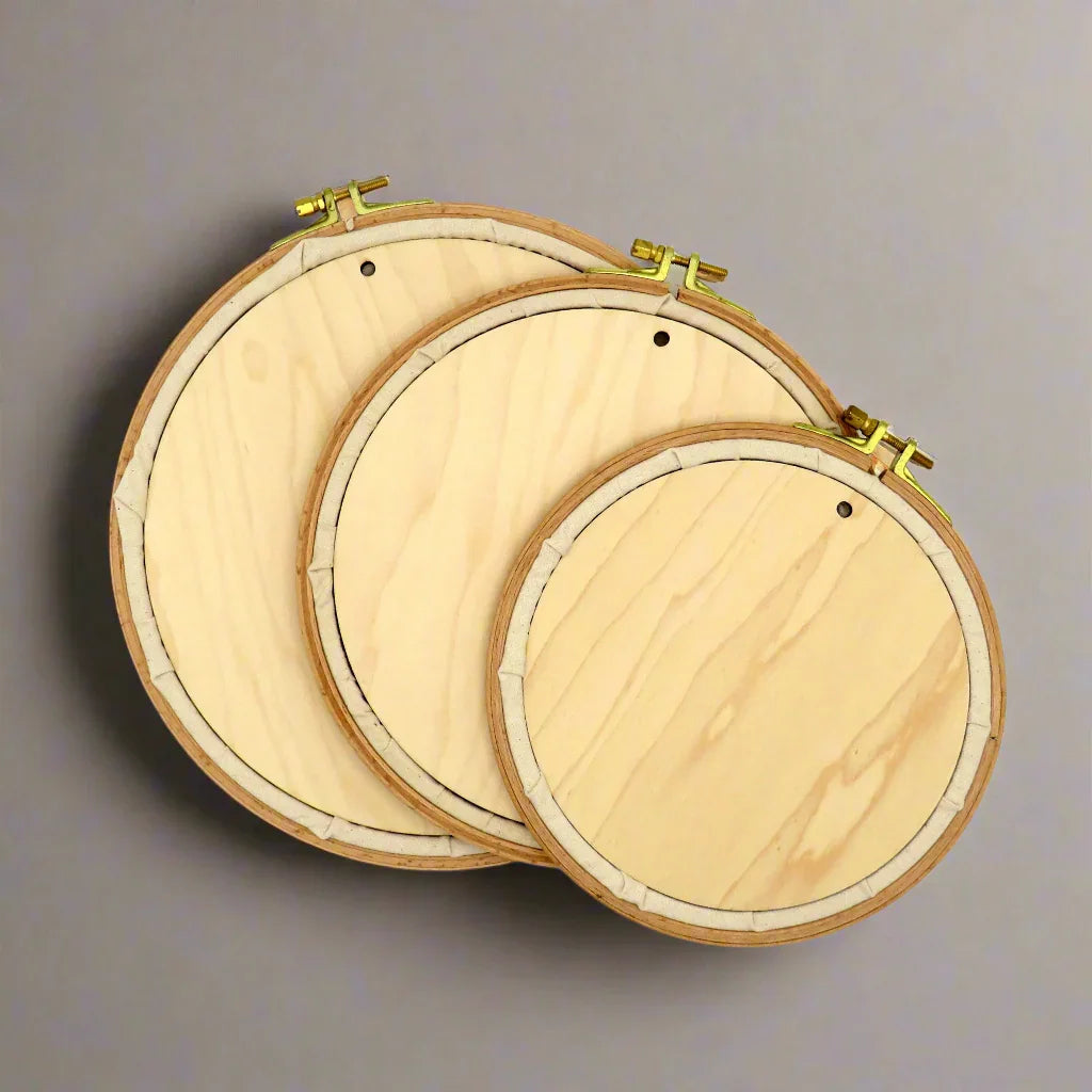 Embroidery Hoop Back Discs – The Perfect Finish for Your Embroidery. Tired of messy hoop backs? , Embroidery Supplies , stitchdoodles , embroidery hoop, Embroidery Supplies, new, nurge embroidery hoop , StitchDoodles , shop.stitchdoodles.com