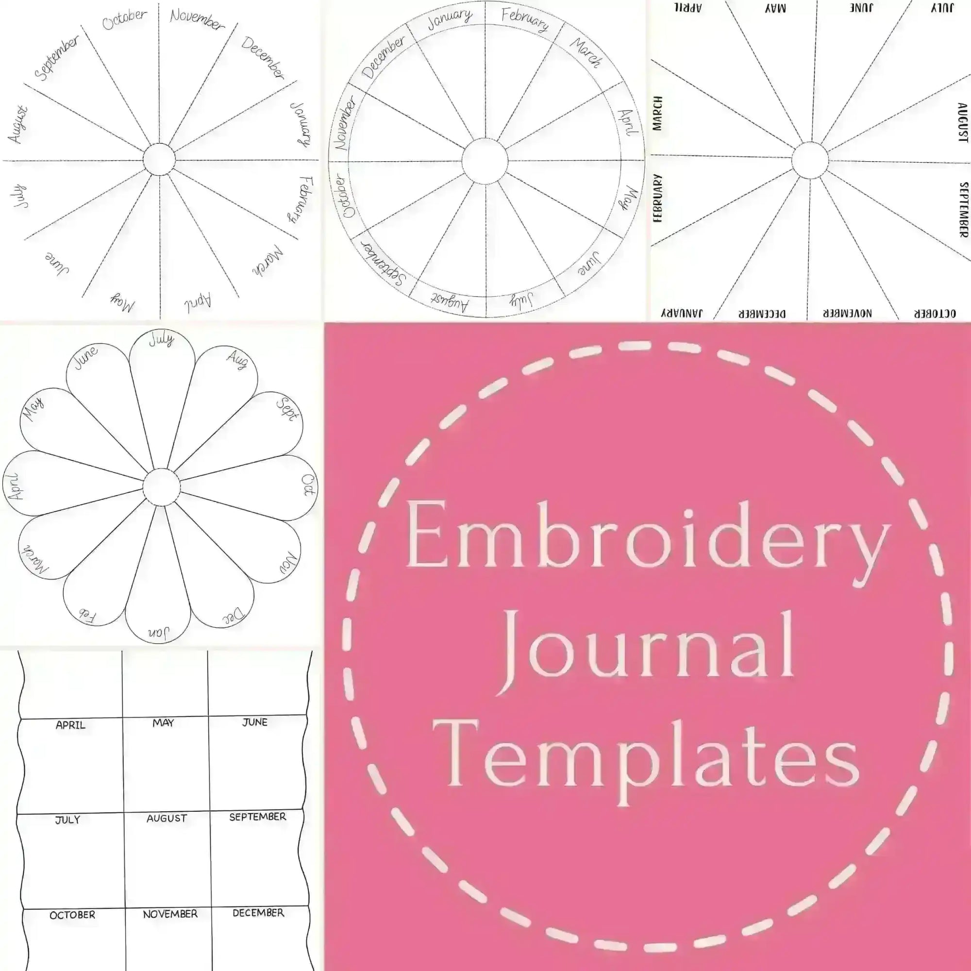 Embroidery Journal Hand Embroidery Templates , PDF Download , StitchDoodles , beginner embroidery, embroidery hoop kit, embroidery kit for adults, embroidery kit for beginners, embroidery kits for adults, embroidery kits for beginers, embroidery pattern, hand embroidery, modern embroidery kits, PDF pattern , StitchDoodles , shop.stitchdoodles.com