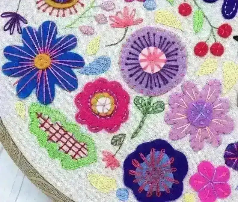 Enchanted Garden, Hand Embroidery Pattern , PDF Download , StitchDoodles , Embroidery, embroidery hoop, embroidery hoop kit, embroidery kits for adults, embroidery kits for beginners, embroidery pattern, flower embroidery, hand embroidery fabric, hand embroidery seat frame, modern embroidery kits, nurge embroidery hoop, Printed Pattern, unique embroidery kits , StitchDoodles , shop.stitchdoodles.com