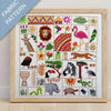 african hand embroidery pattern